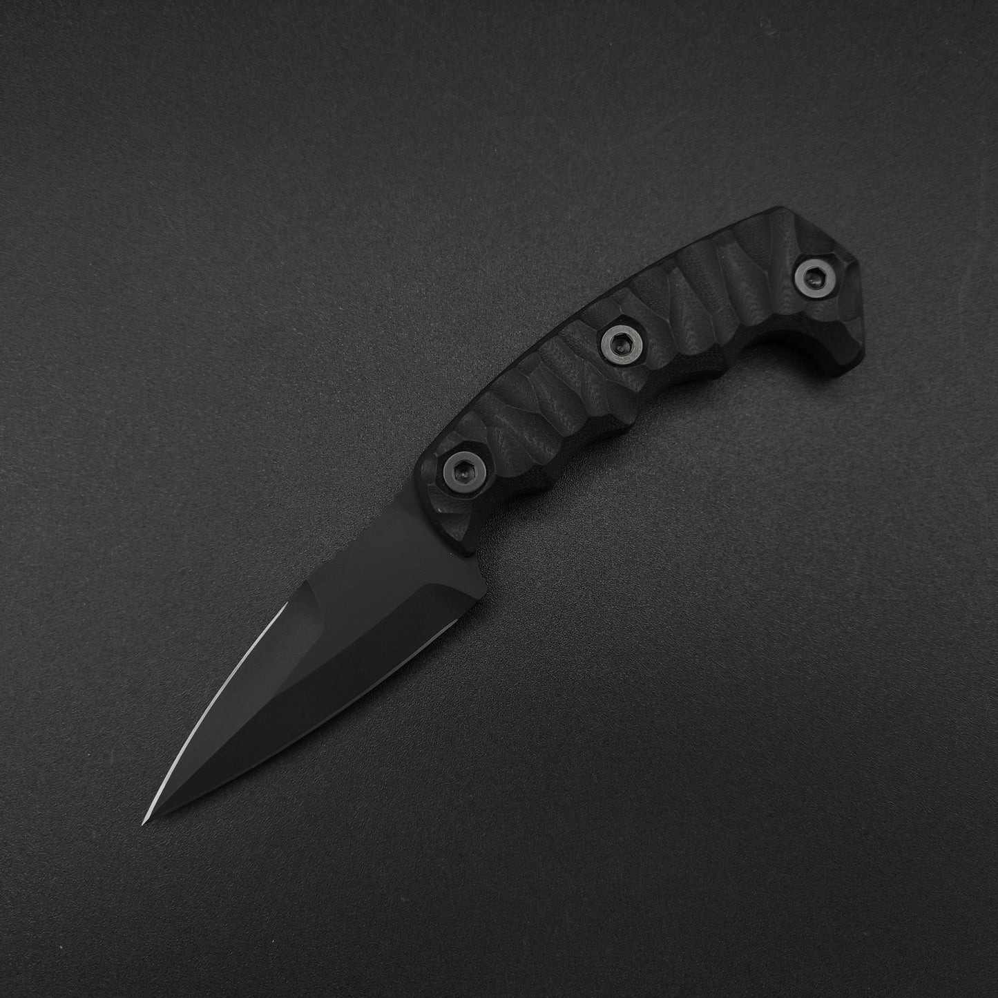 Half Face Blades HUMINT 3" Black G10