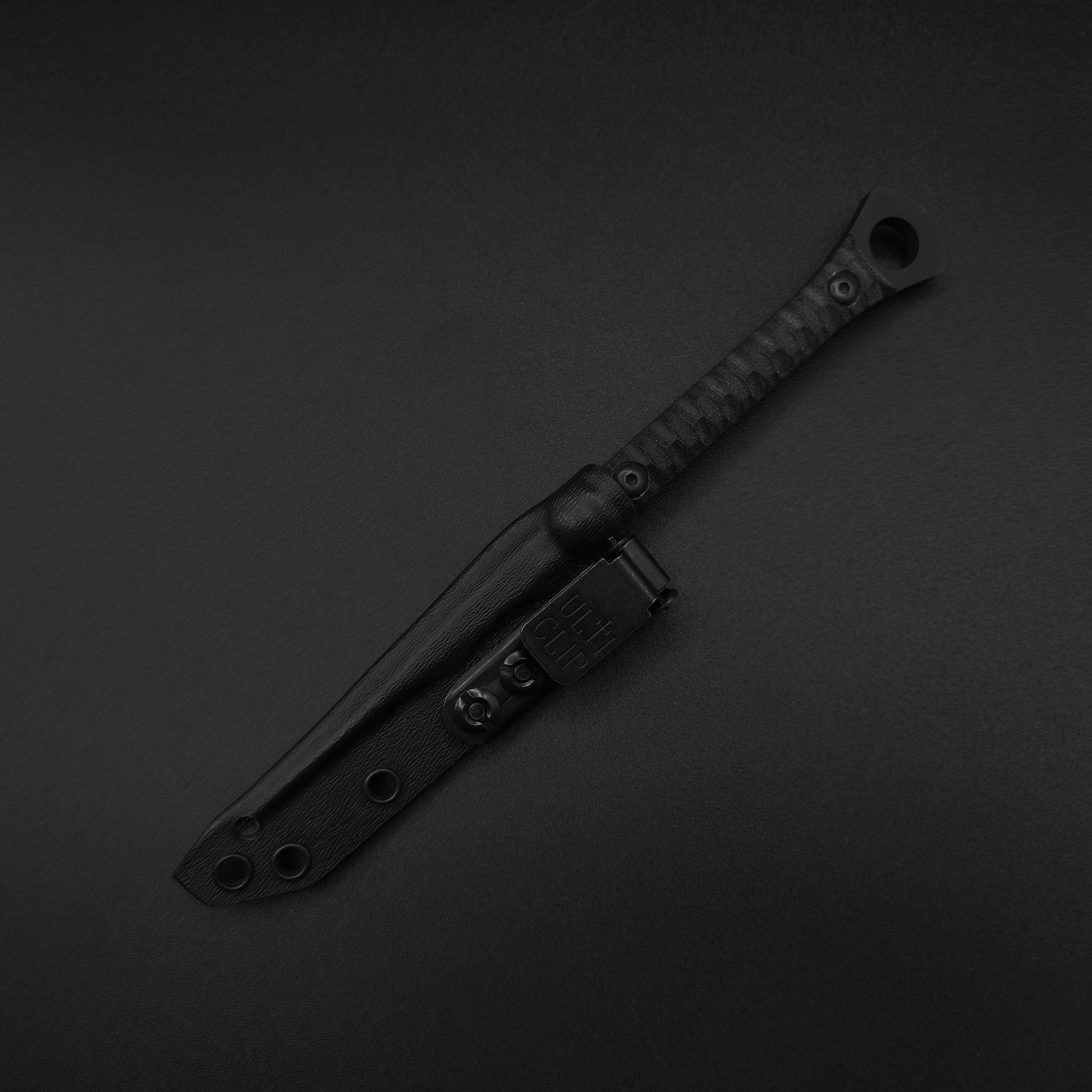 Half Face Blades Cardiac Spike Black G10, Armor Black Cerakote 4