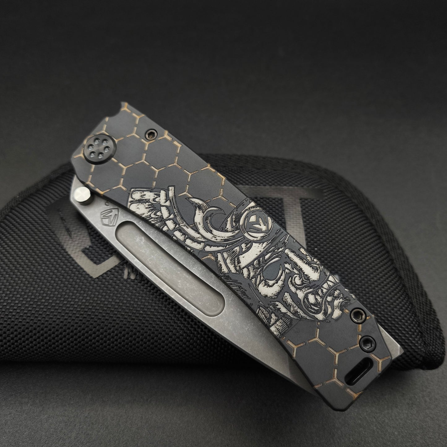 Medford Marauder H Acid Dist Tanto, Samurai Series "Samurai Armor", Limited Edition 3