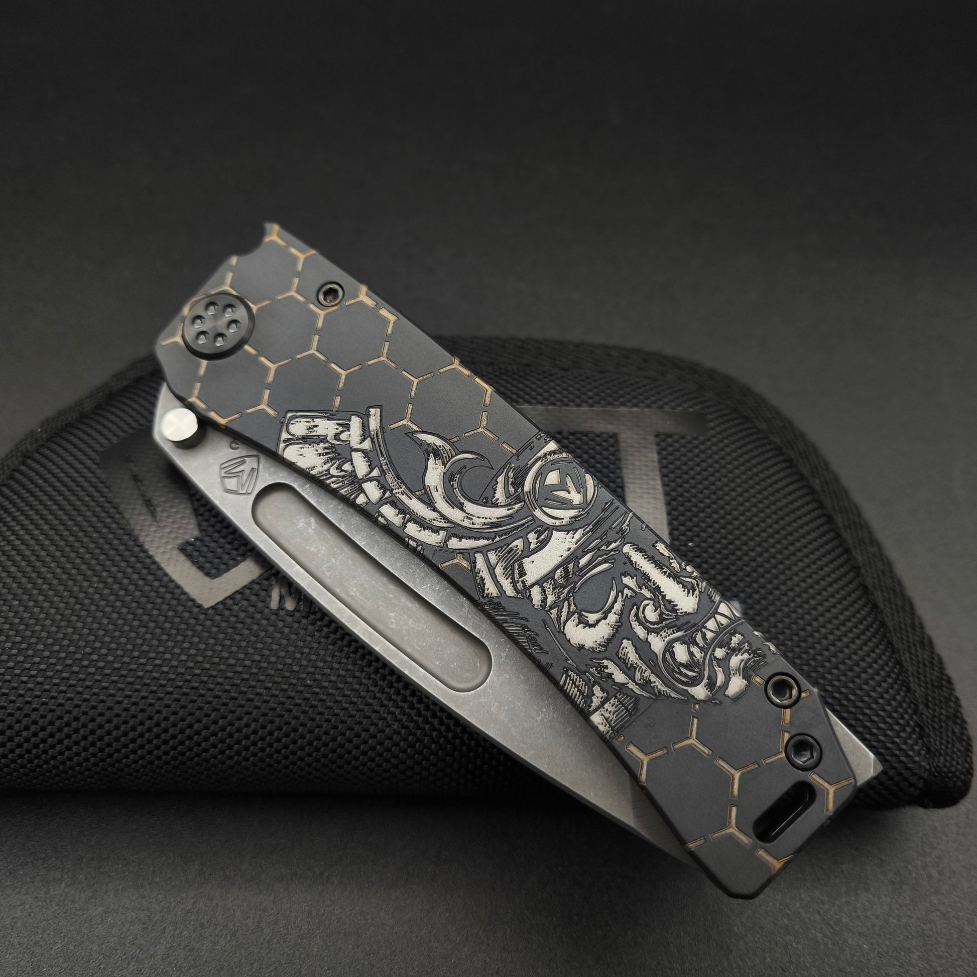 Medford Marauder H Acid Dist Tanto, Samurai Series "Samurai Armor", Limited Edition 3