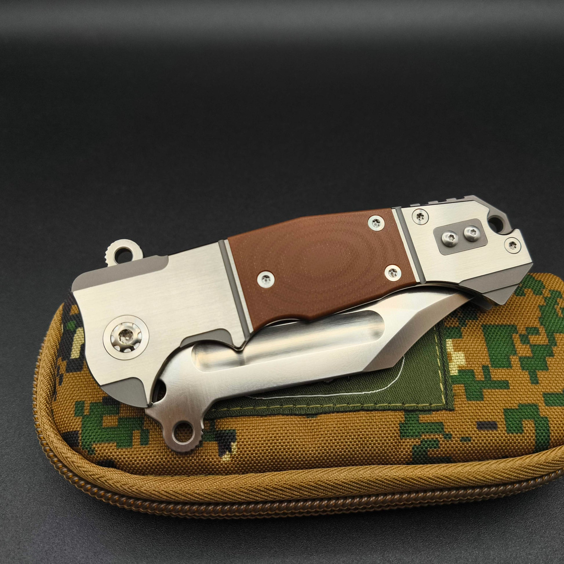 ADV Badlands Bowie Brown G10 3