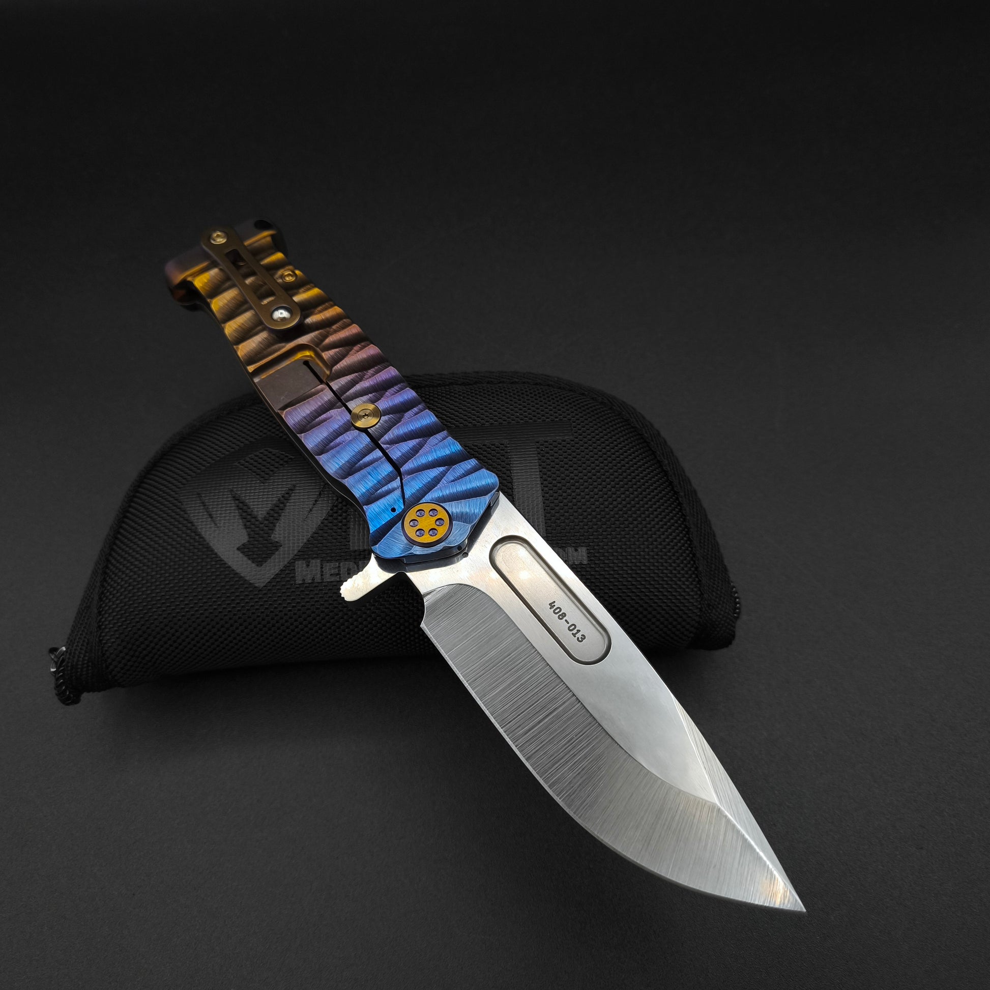 Medford USMC FF Fighter Flipper, Bronze-Violett-Blue Fade Predator 2