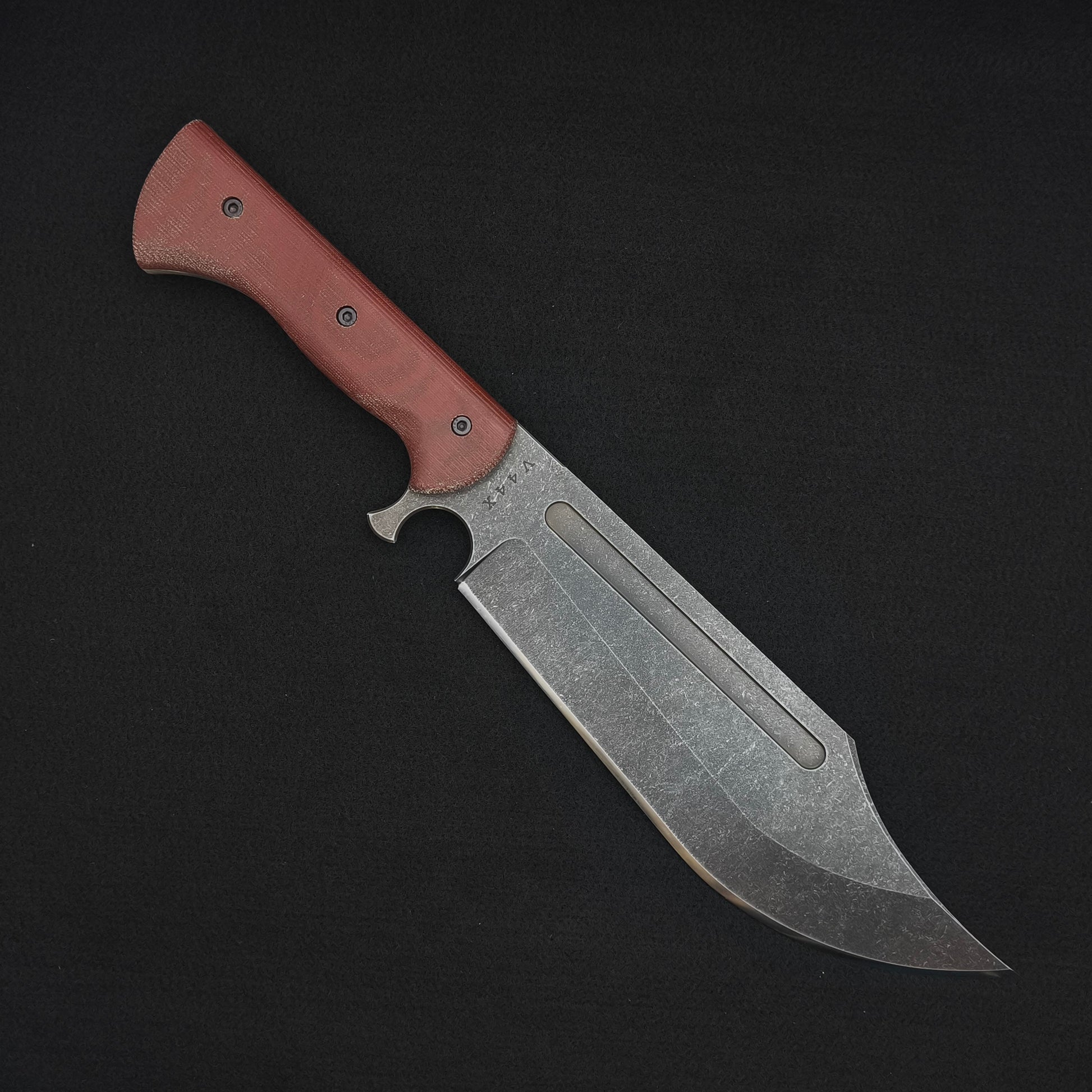 Work Tuff Gear V44X (SK85) Dark washed, Canvas Micarta Grip 2