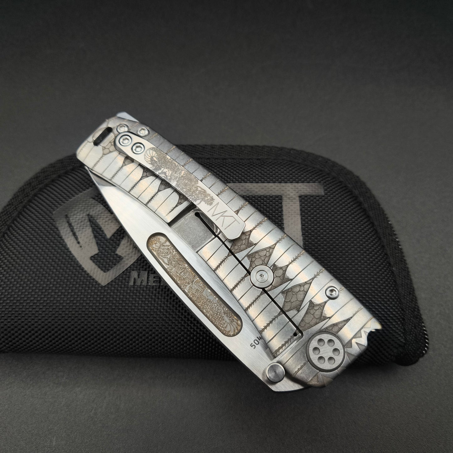 Medford Marauder H Tanto, Samurai Series, Radius "Tsumami-Maki" Wrap 4