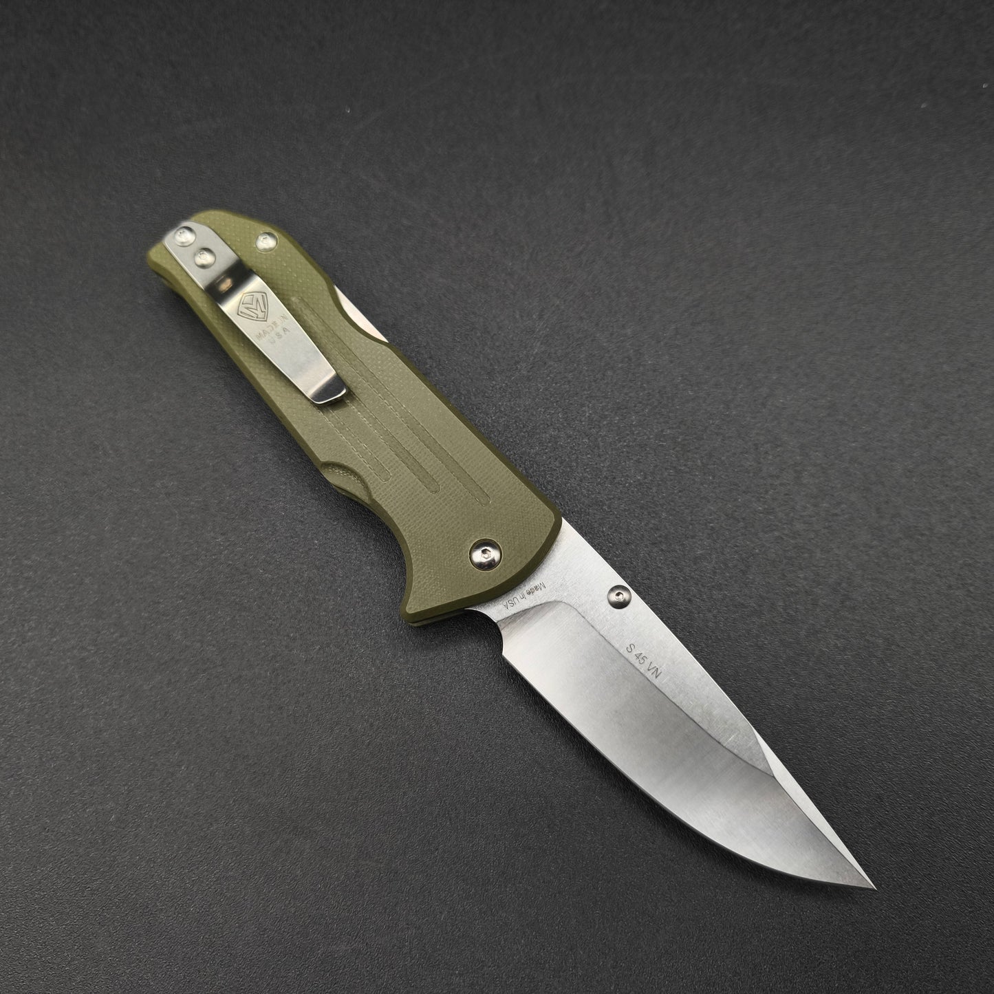 Medford 1881 Bourbon Drop Point OD Green