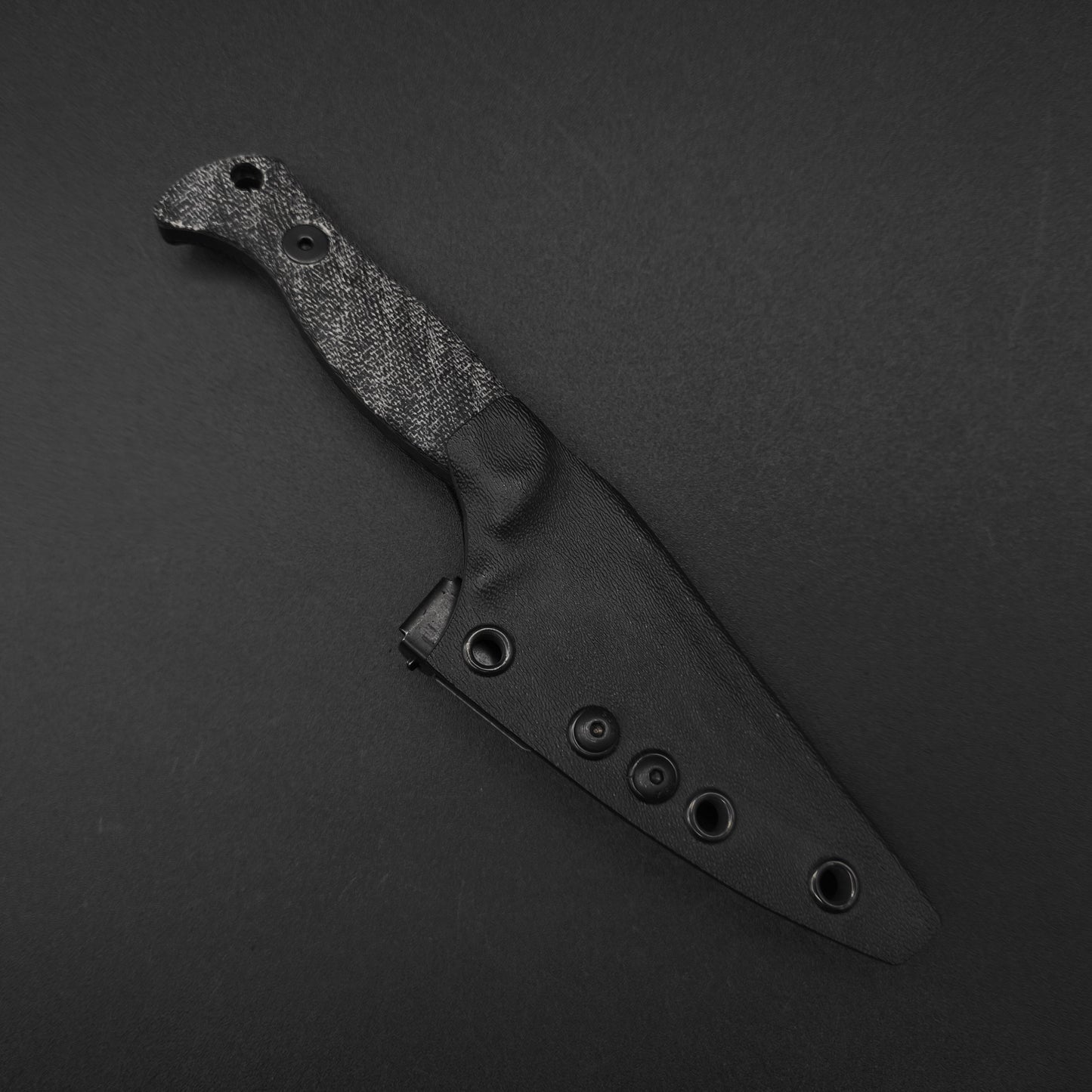 Half Face Blades Gulo Gulo Black Canvas Micarta, Midnight Bronze 3