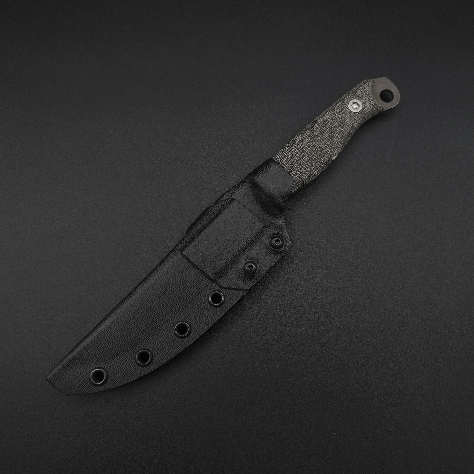 Half Face Blades Crow Breakdown Black Canvas Micarta 3