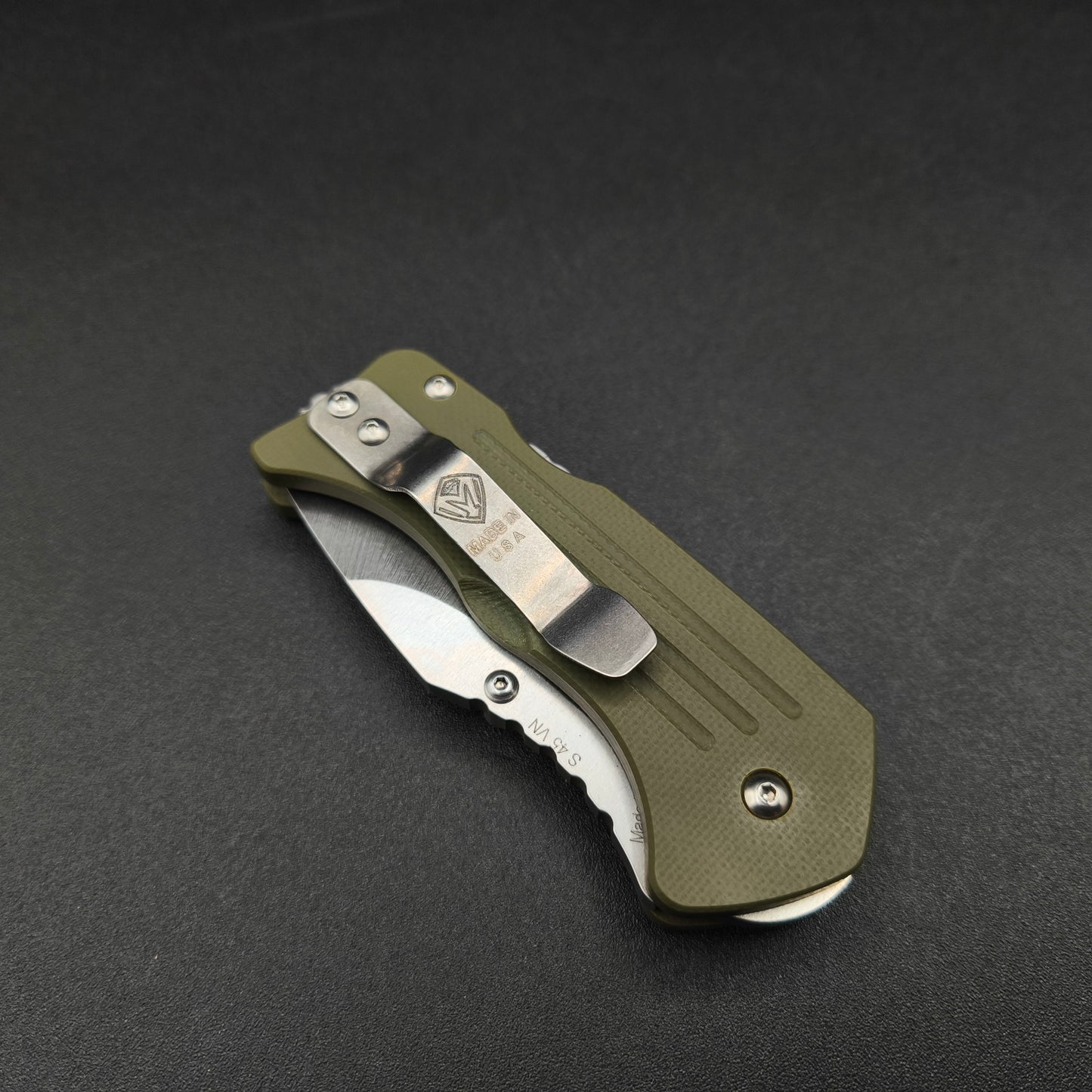 Medford 1881 Lombard Drop Point OD Green