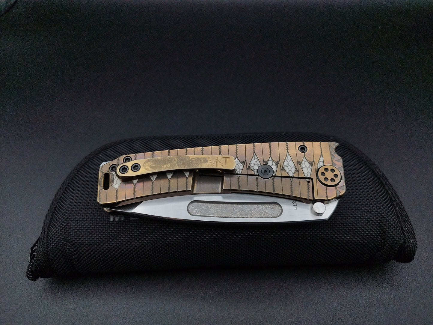 Medford Marauder H Tanto, Samurai Series, "Tsumami-Maki" Wrap, Limited Edition 3
