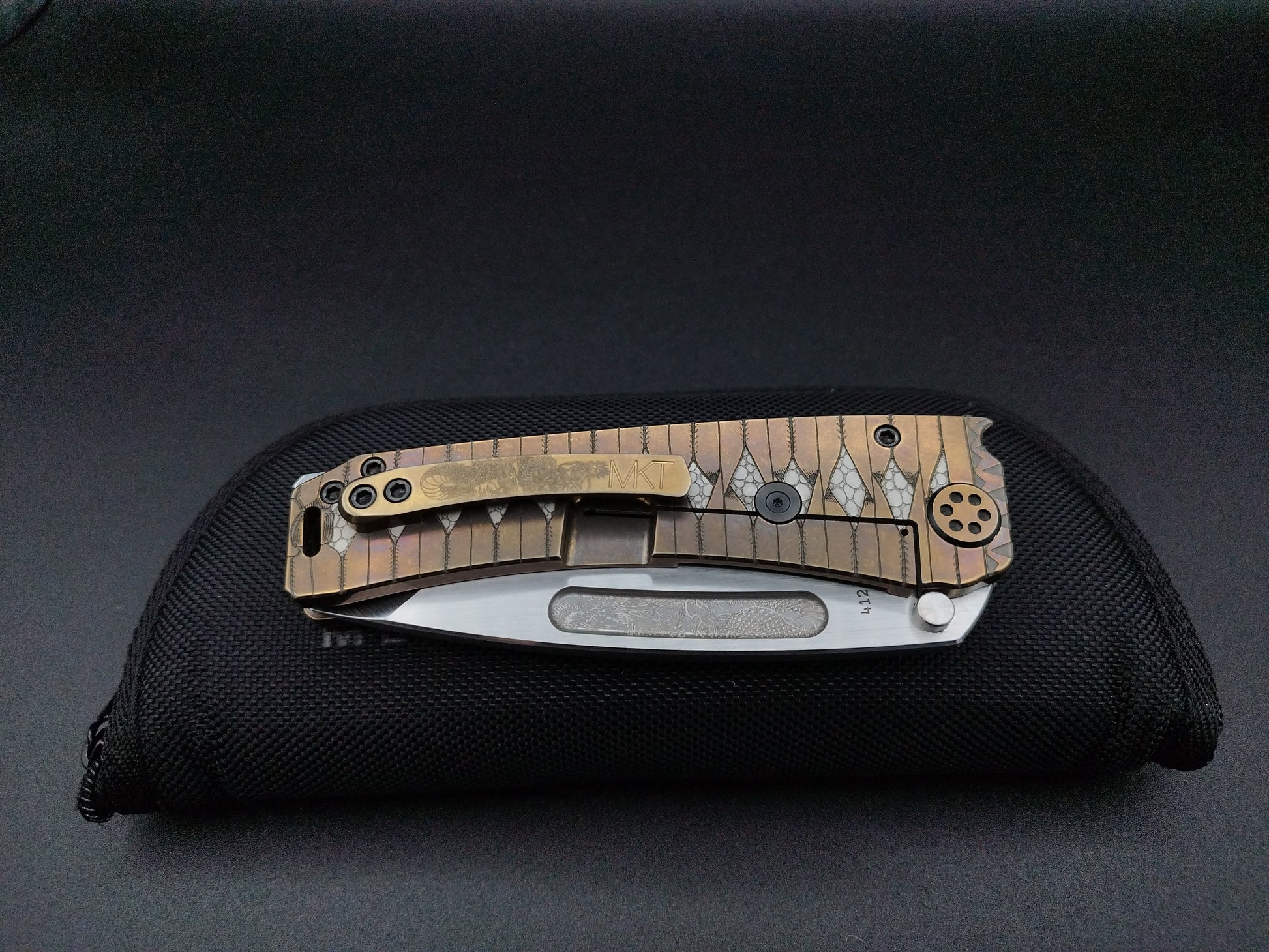 Medford Marauder H Tanto, Samurai Series, "Tsumami-Maki" Wrap, Limited Edition 3