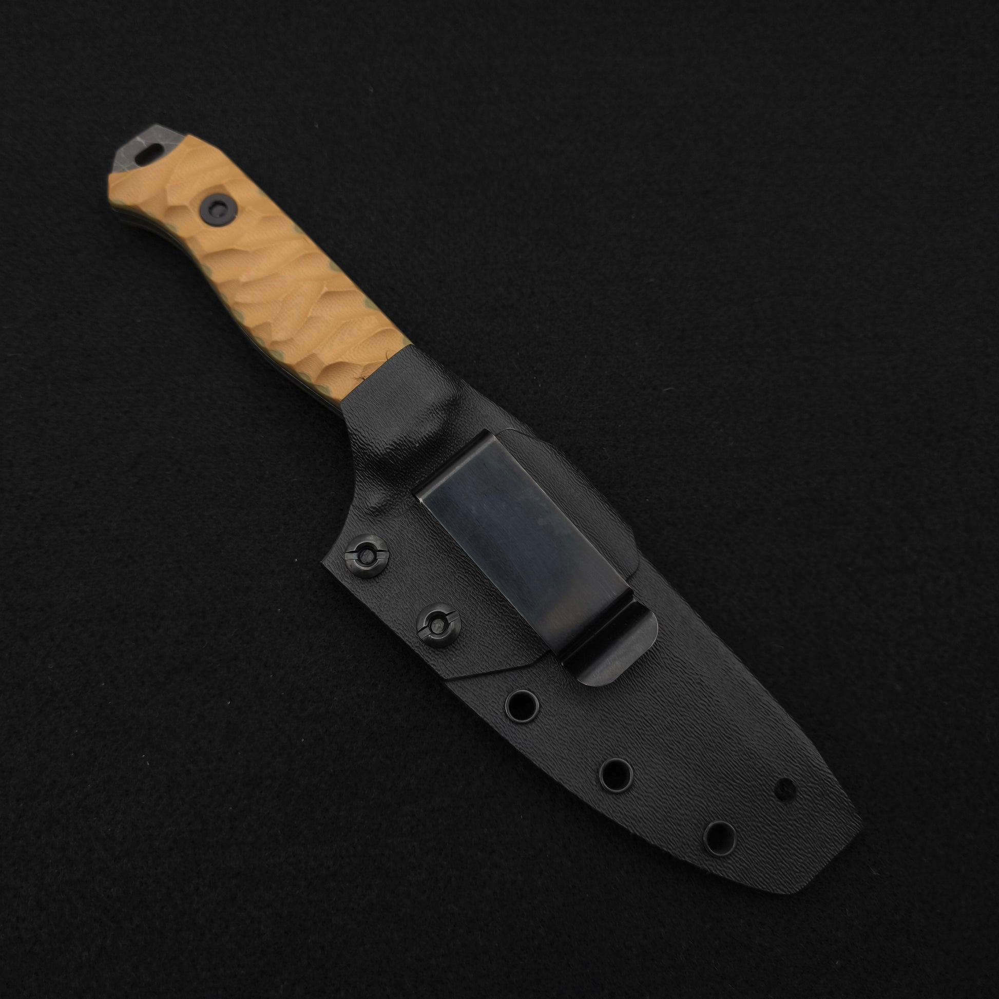 Half Face Blades Field Knife Coyote and OD Green G10 4