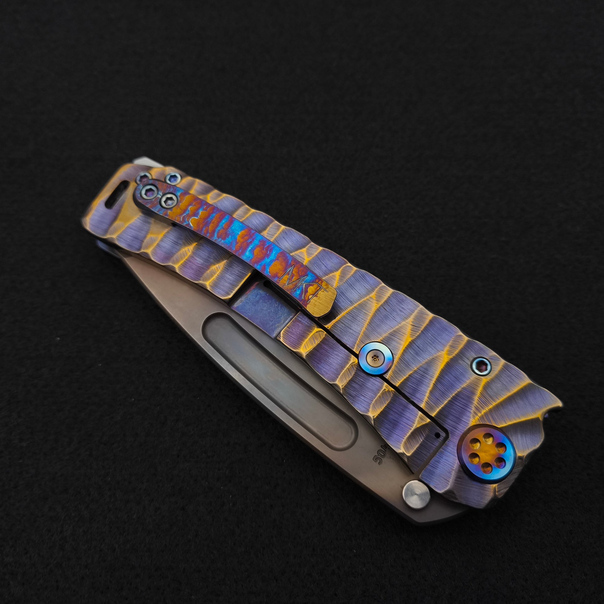 Medford Marauder, Full Size, Vulcan Tanto, Violet Twisted Predator 4