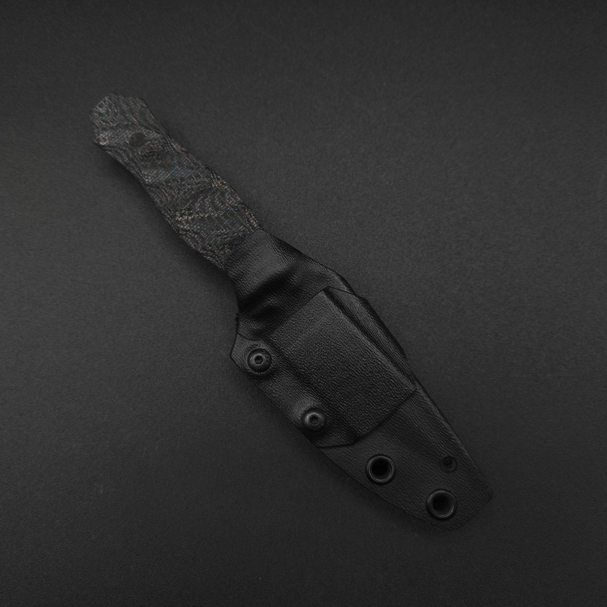Half Face Blades Pulse Checker Kamari Burlap Micarta, stonewash 3