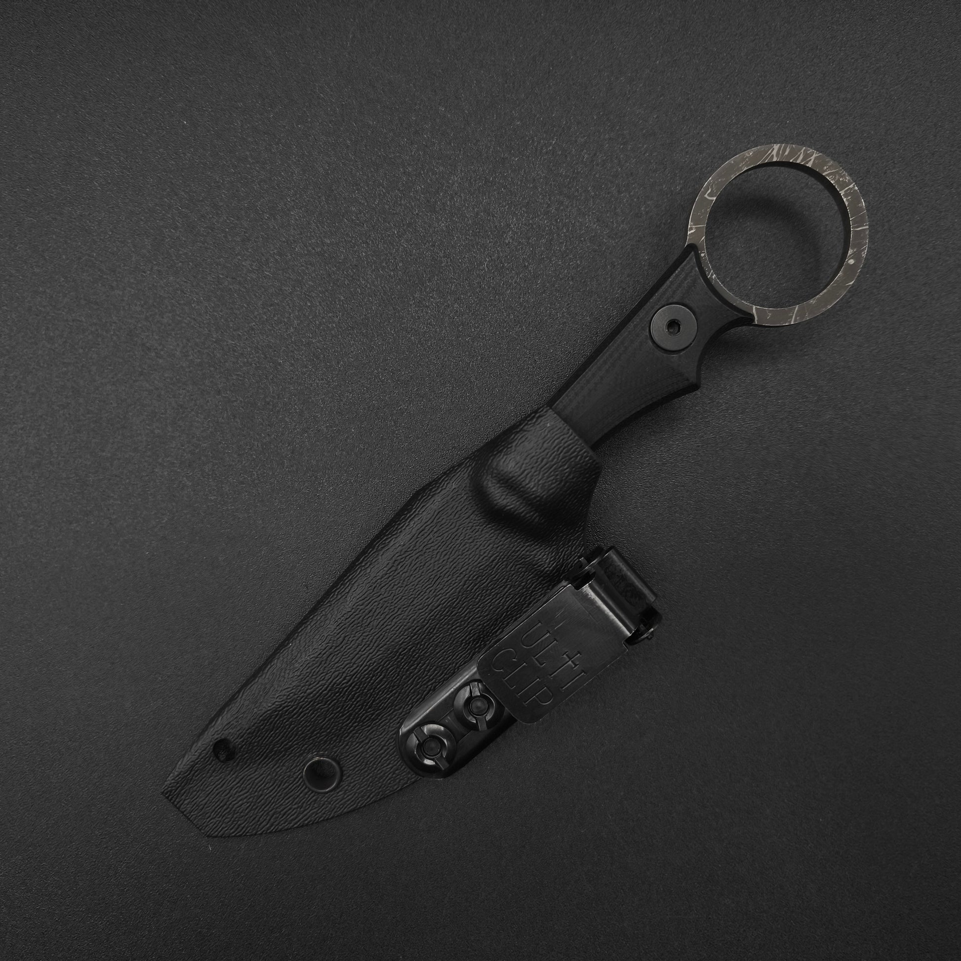 Half Face Blades Jaq, Black G10, Acid Splash 4