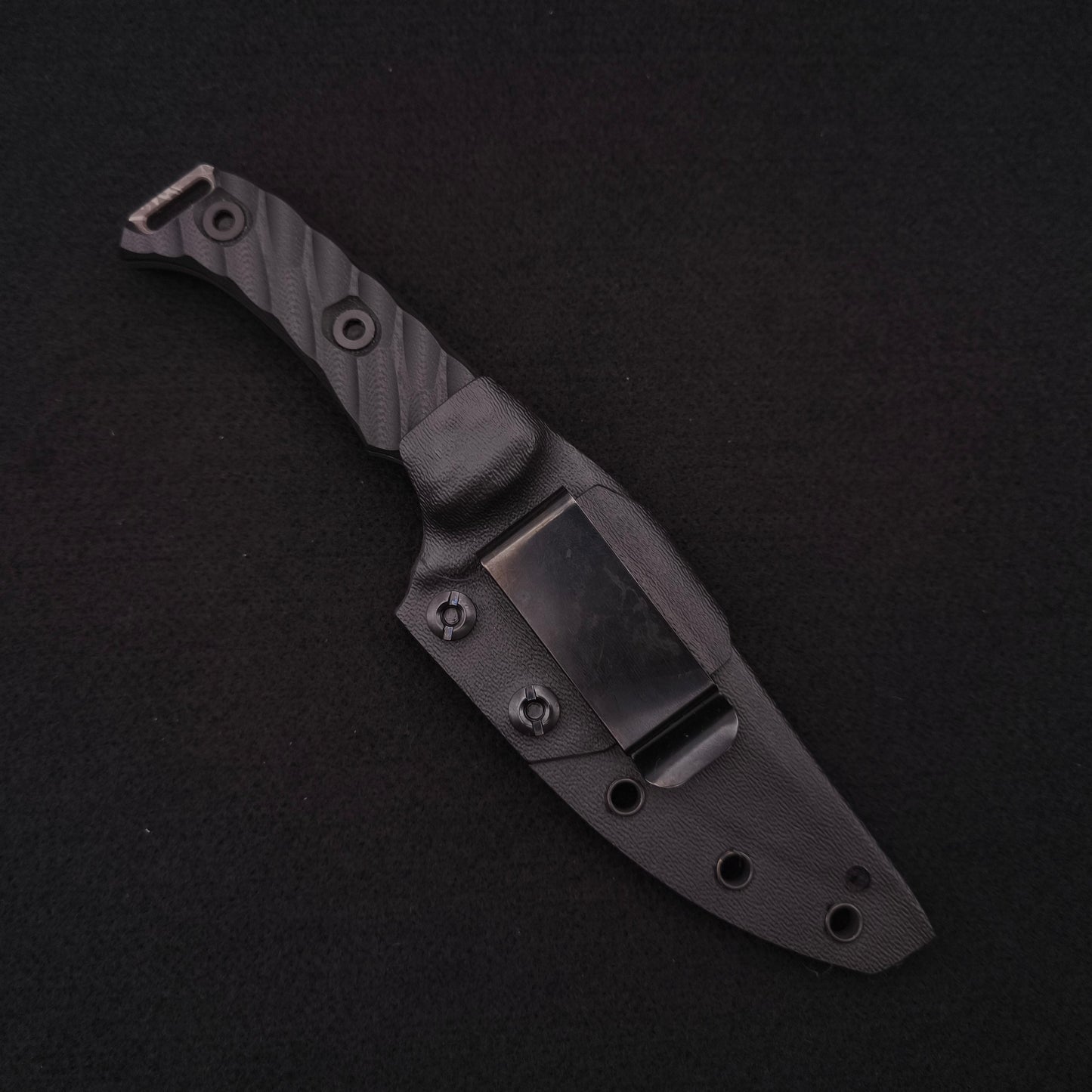 Half Face Blades Tosahwi Black G10 Acid Splash 3