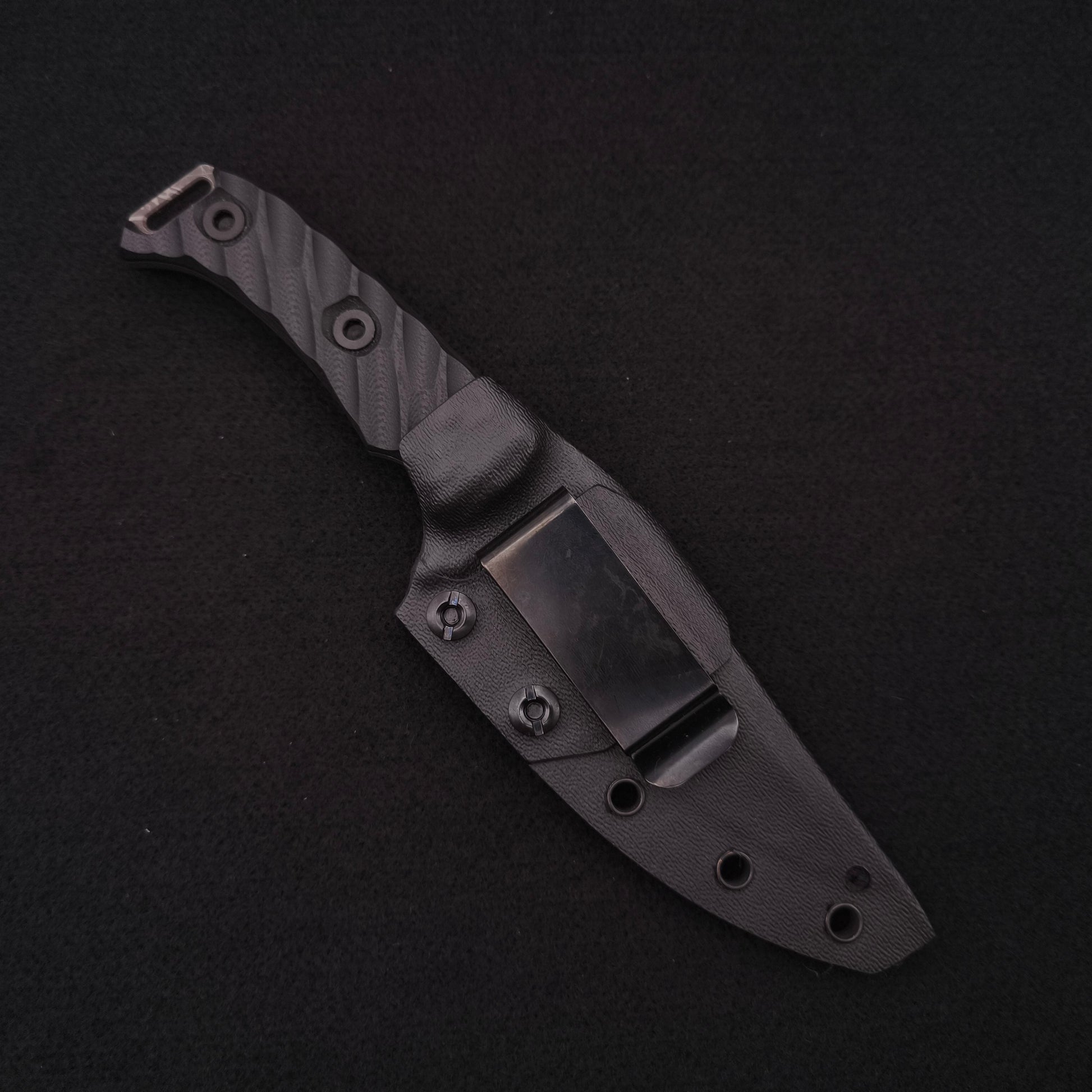 Half Face Blades Tosahwi Black G10 Acid Splash 3