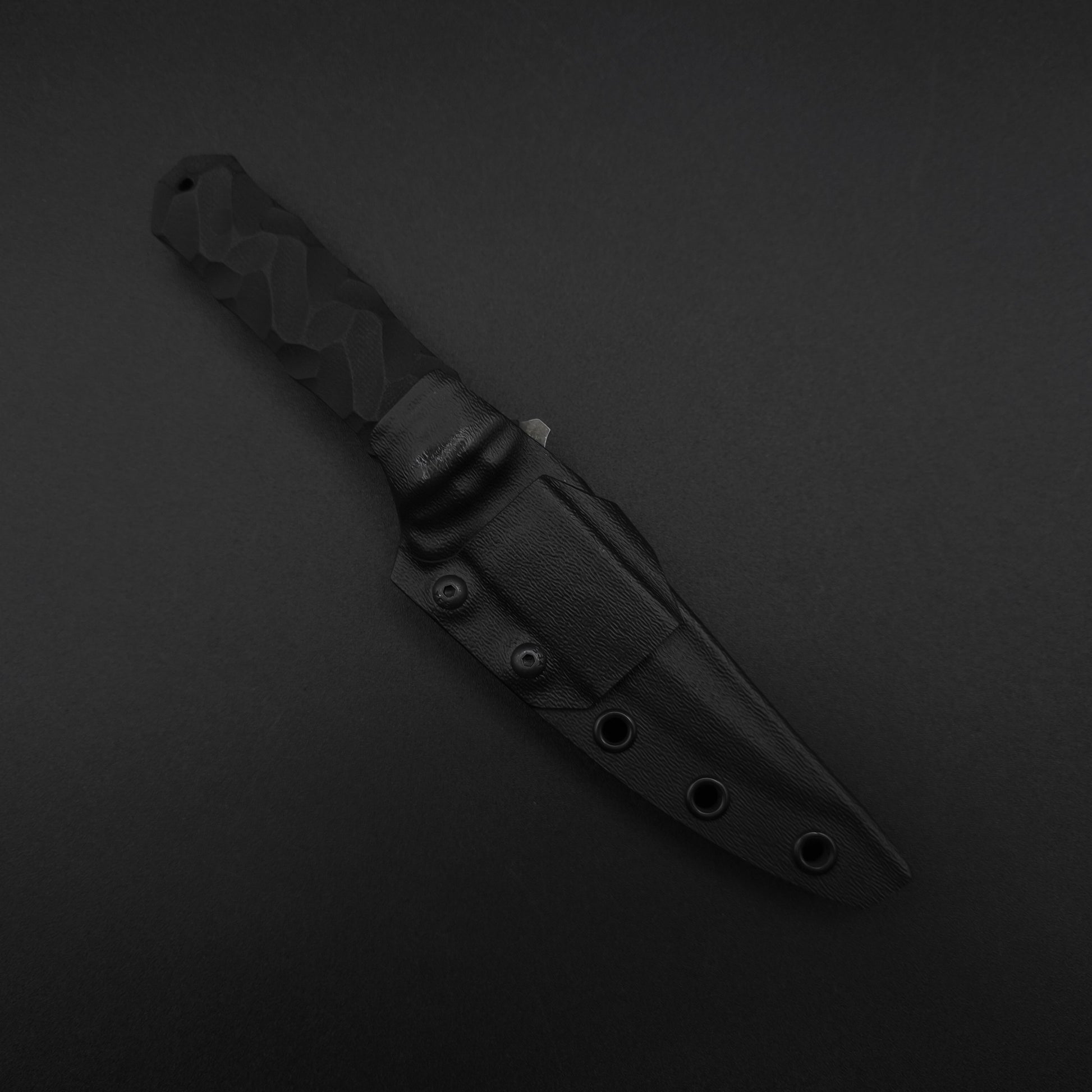 Half Face Blades Combat Filet Black G10, stonewashed 3