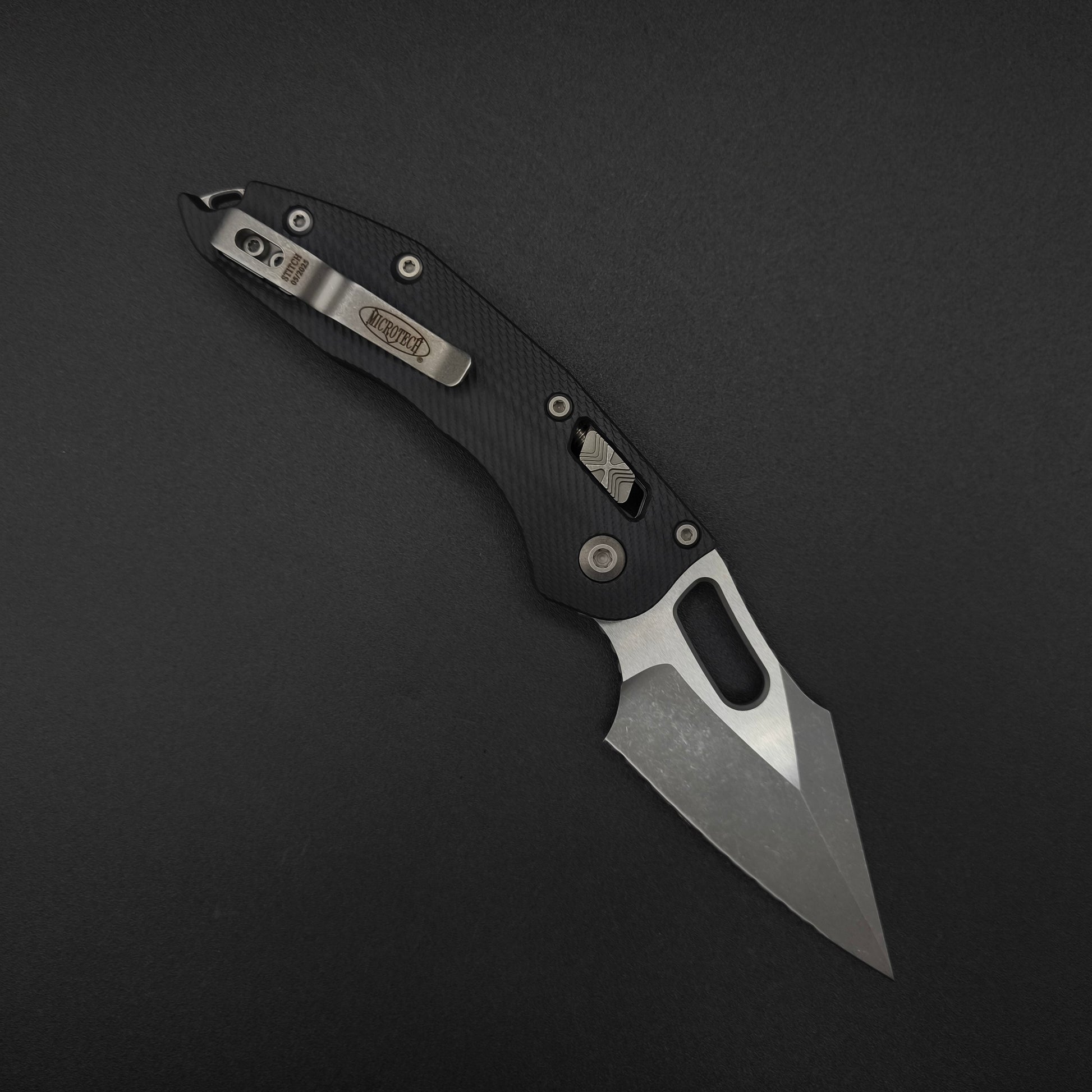 Microtech Stitch S/E Ram Lok Black G10 Apo FS 2
