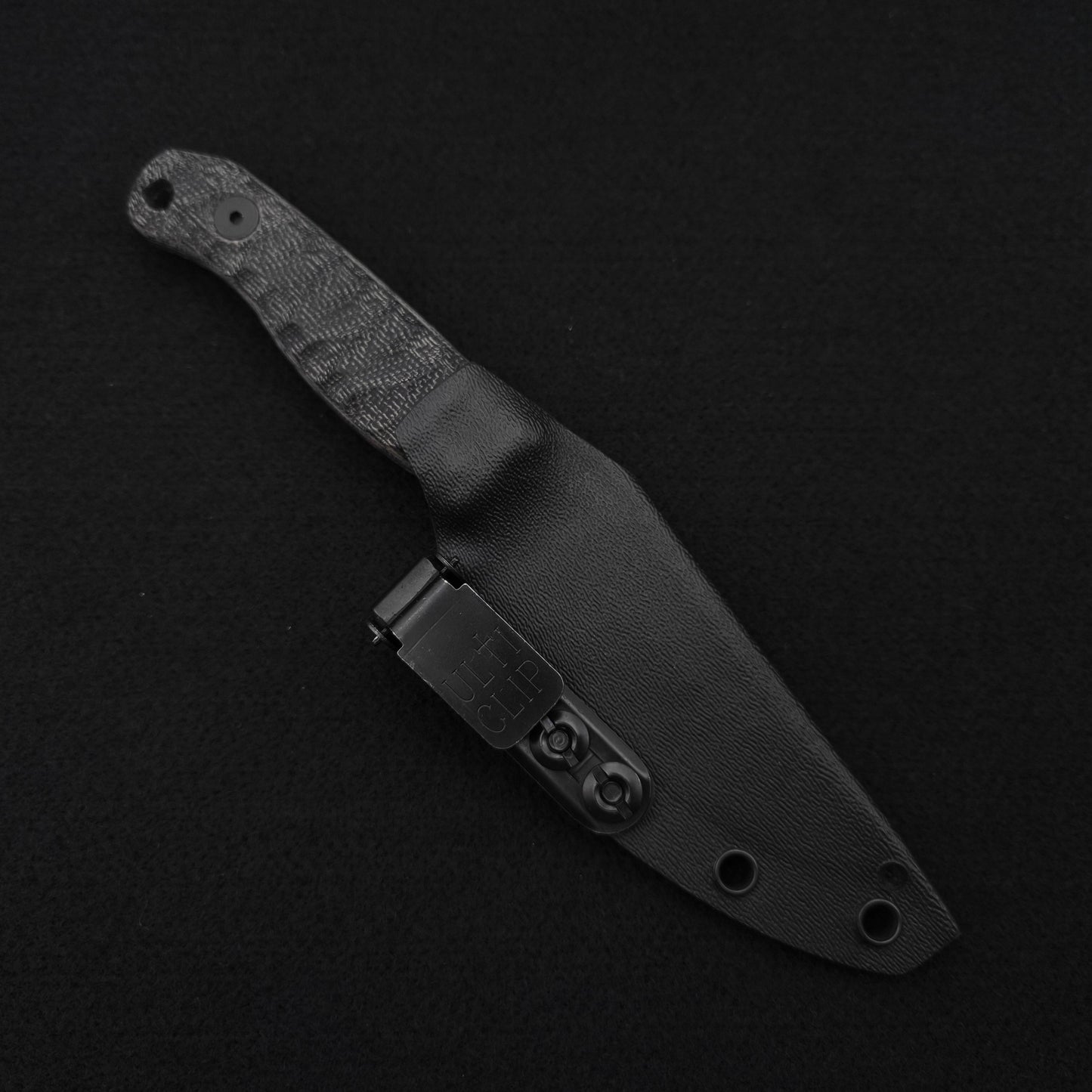 Half Face Blades Feather Light Black Canvas Micarta 3