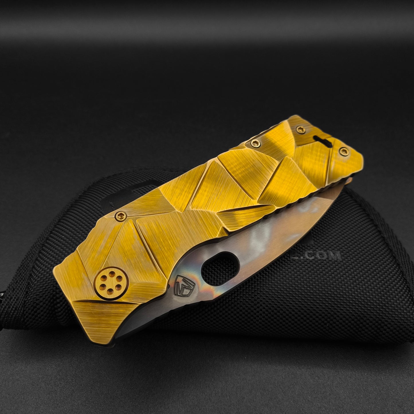 Medford Fat Daddy Vulcan, Bronze Stained Glass