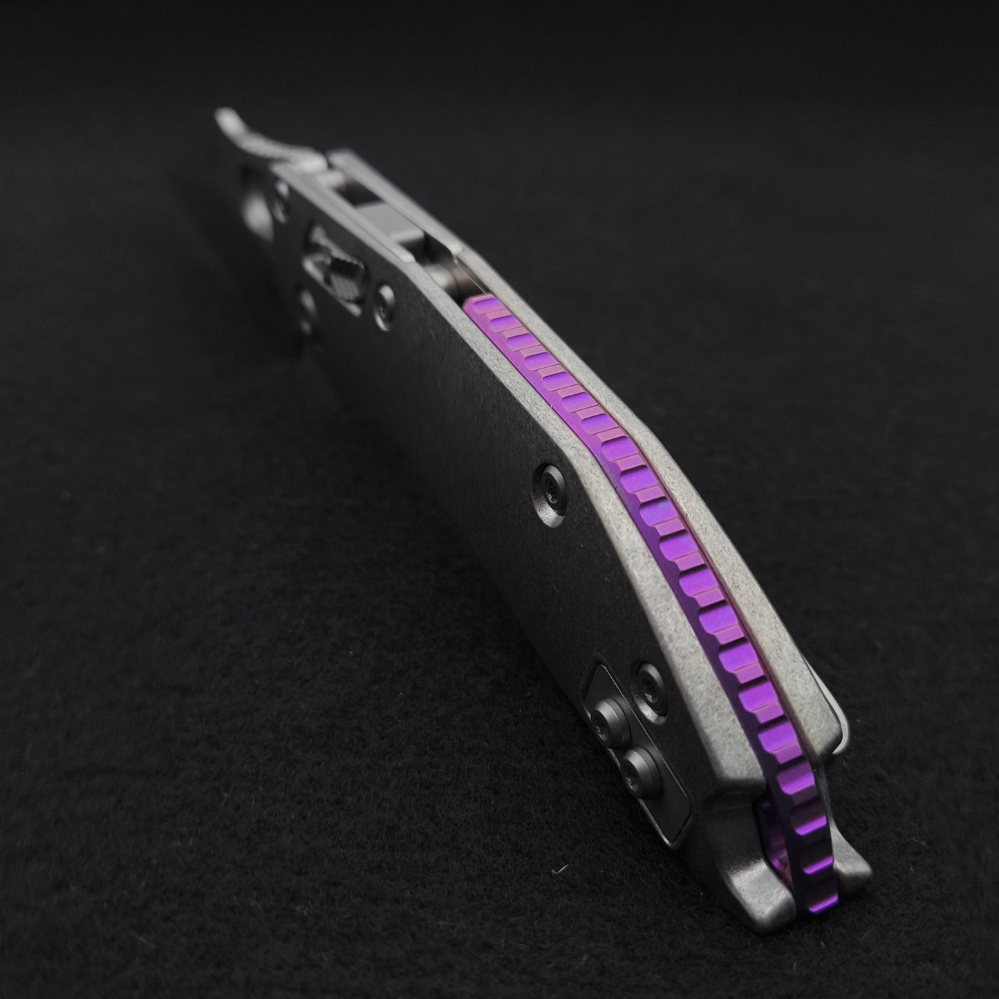 Microtech Stitch Ram Lok Stonewash Marfione Select Purple