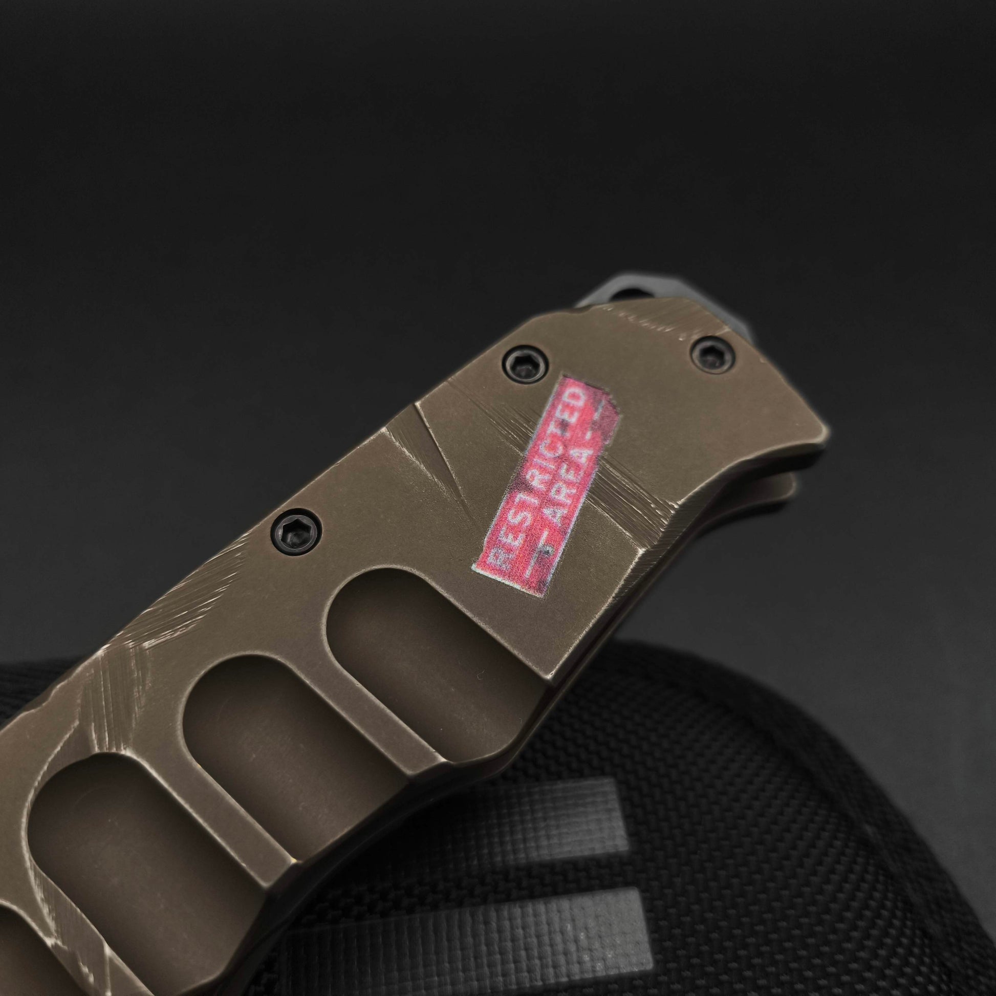 Medford Praetorian Ti, Fallout Finish RESTRICTED AREA *Greg Medford Limited Edition* 4