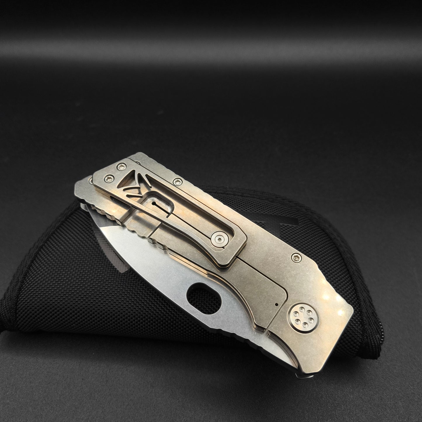 Medford Fat Daddy, Tumbled S35VN