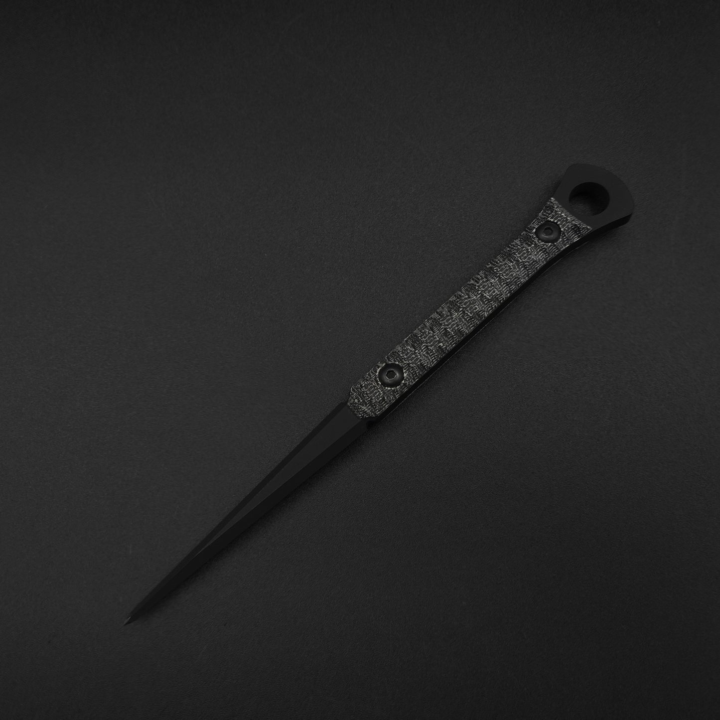 Half Face Blades Cardiac Spike Black Canvas Micarta 2