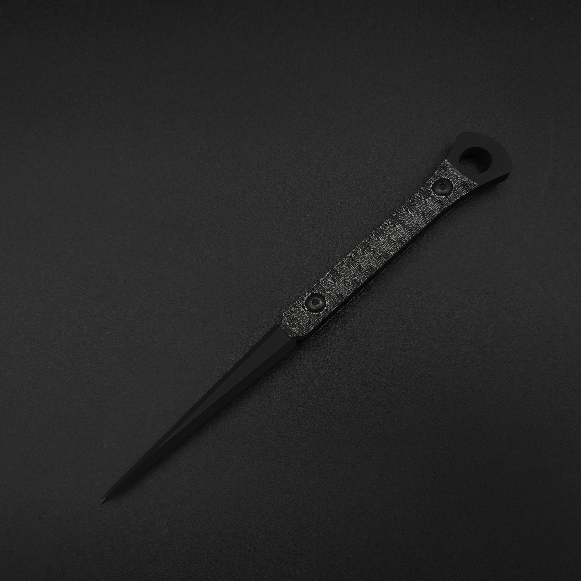 Half Face Blades Cardiac Spike Black Canvas Micarta 2
