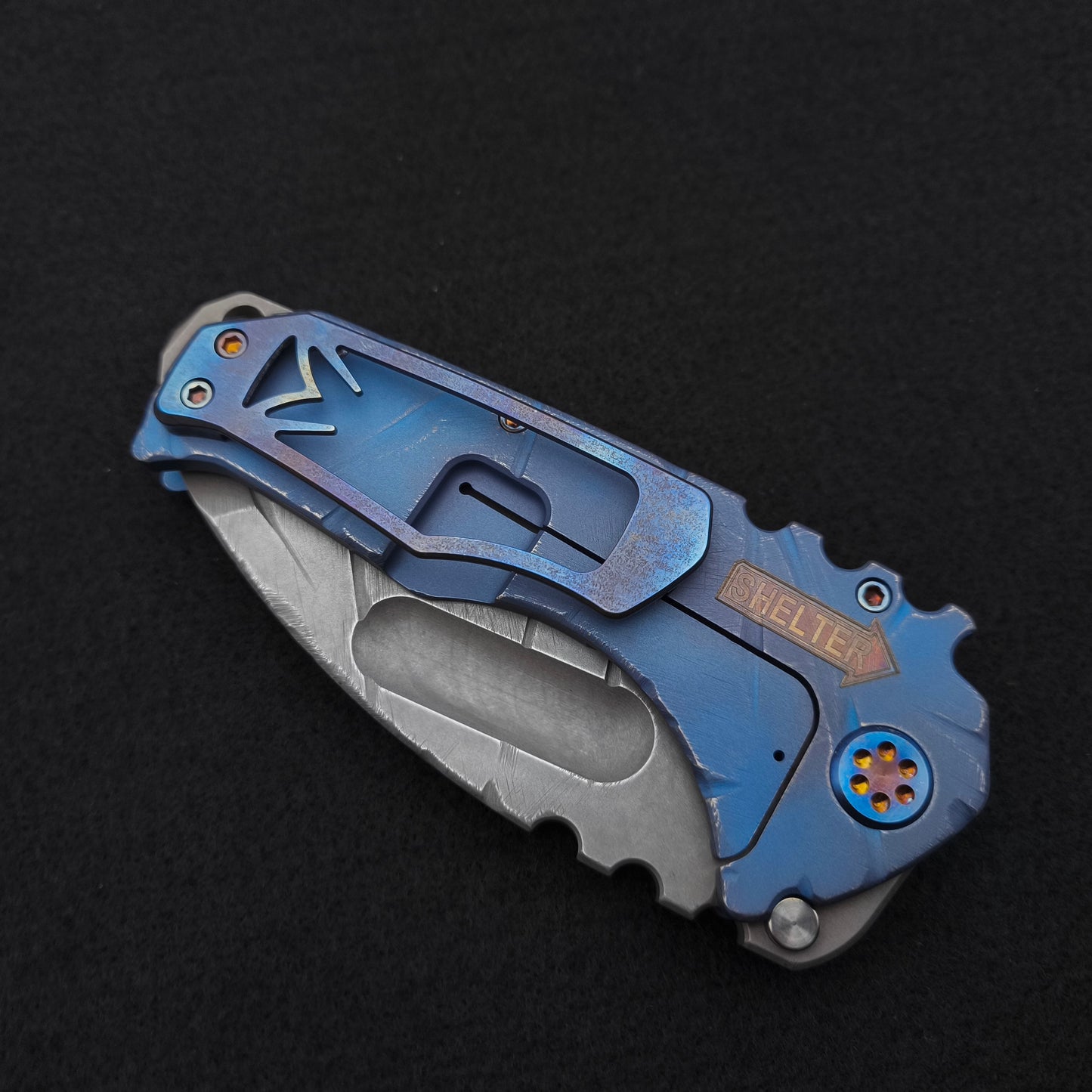 Medford Praetorian Ti Fallout Tanto, Blue 5