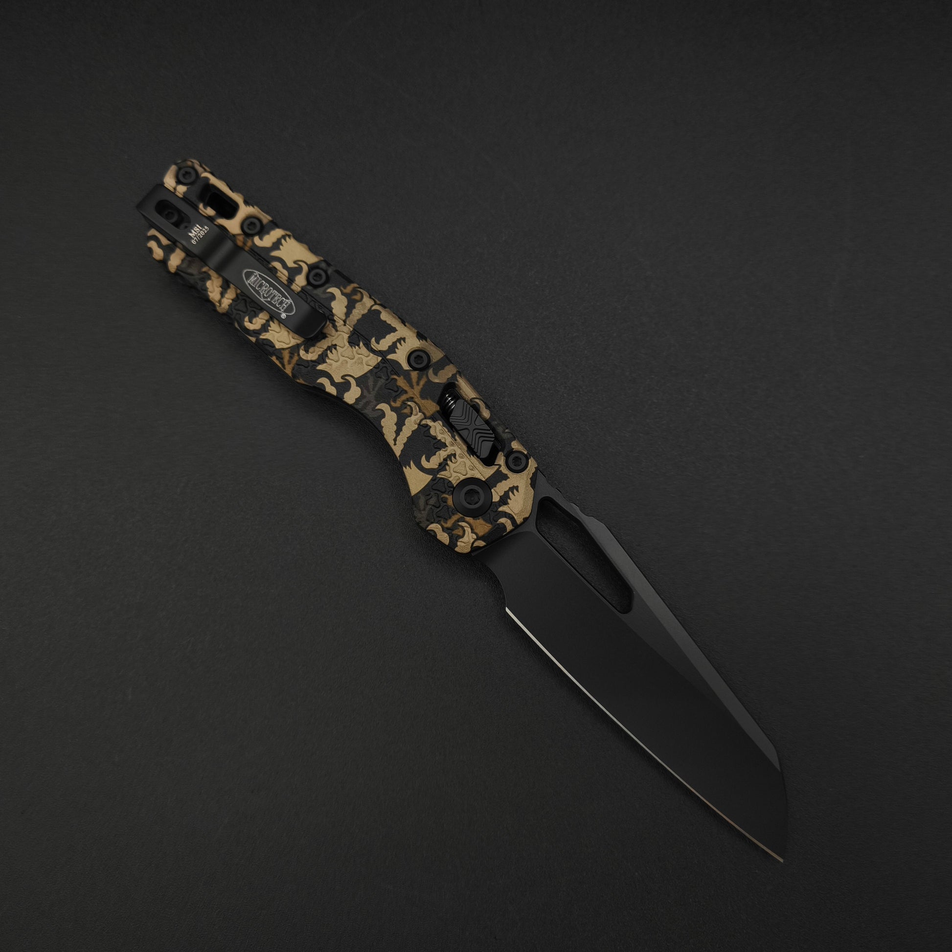 Microtech MSI S/E Tri-Grip Polymer Claw Camo 2