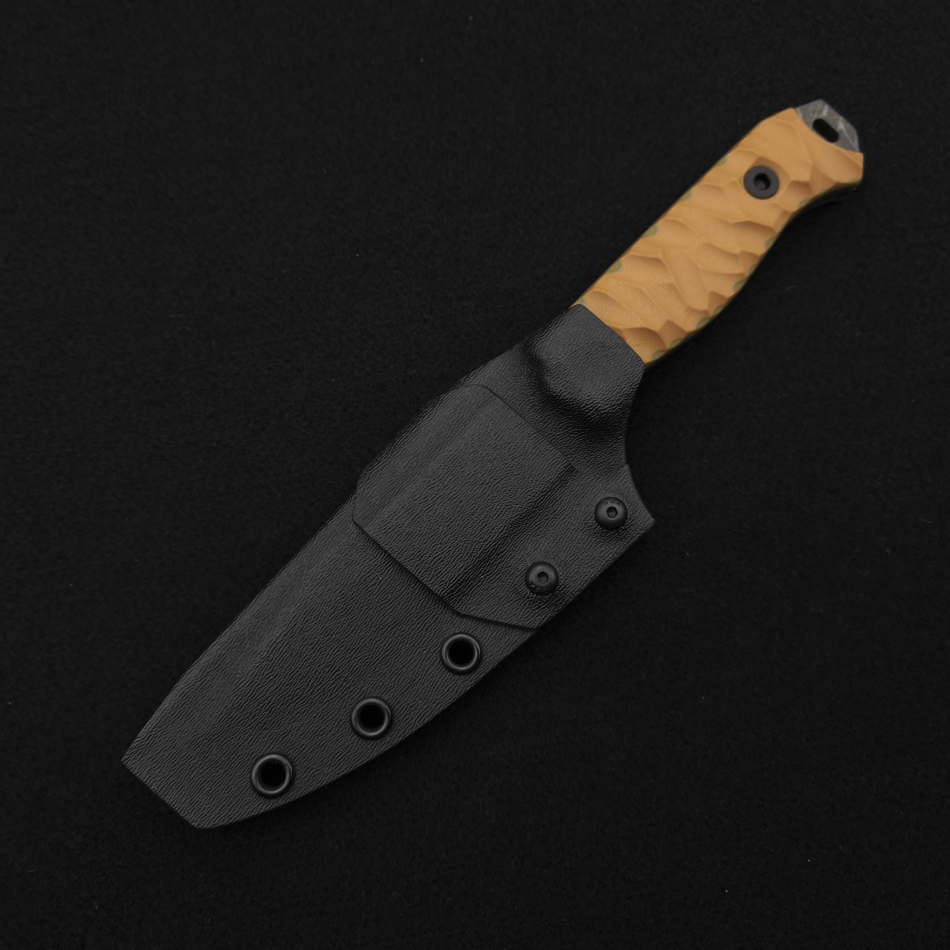 Half Face Blades Field Knife Coyote and OD Green G10 5