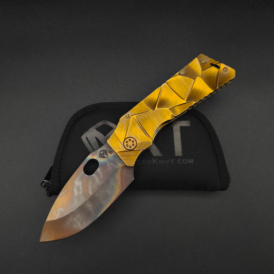 Medford Fat Daddy Vulcan, Bronze Stained Glass