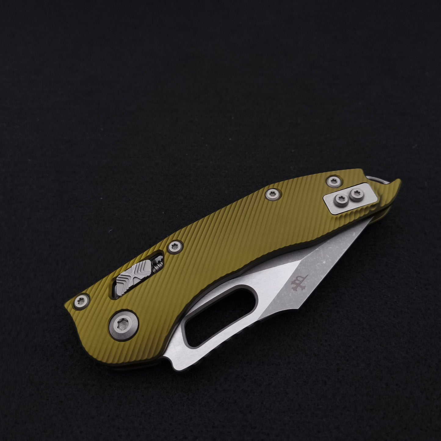 Microtech Stitch S/E Ram Lok OD Green Full Serrated M390MK Apocalyptic