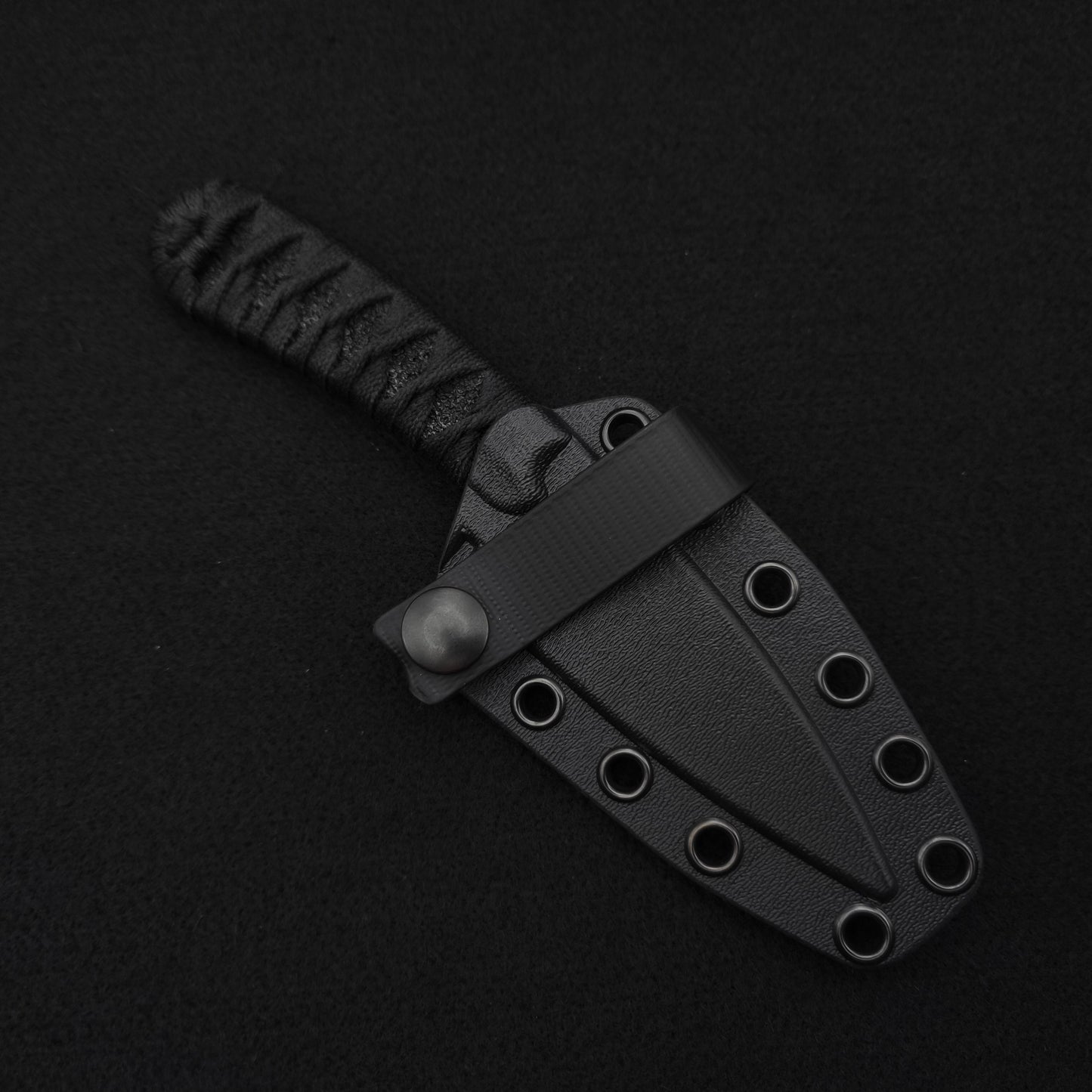 Bastinelli Sin Fixed Blade Menuki, wrapped handle, N690