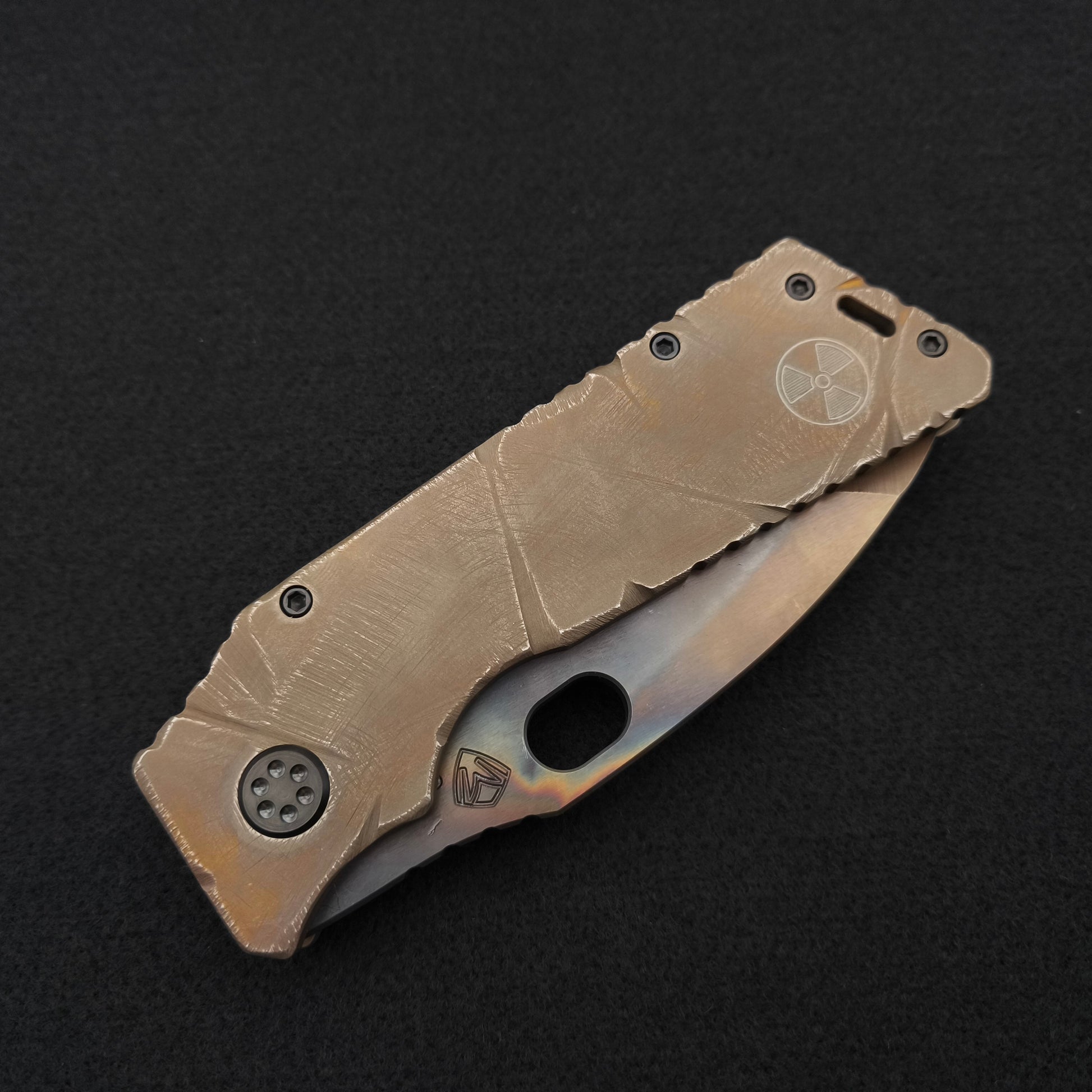 Medford Fat Daddy Vulcan Blade, Bronze Fallout Finish, Limited Edition 3