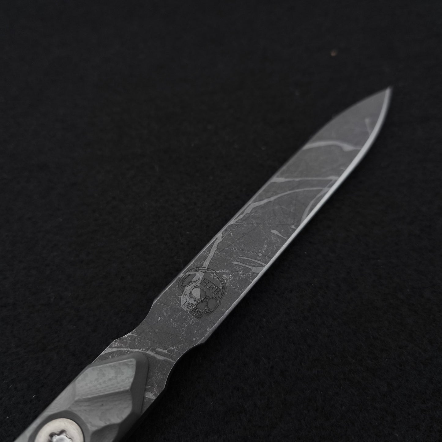 Half Face Blades OSS Spike, Grey G10 3