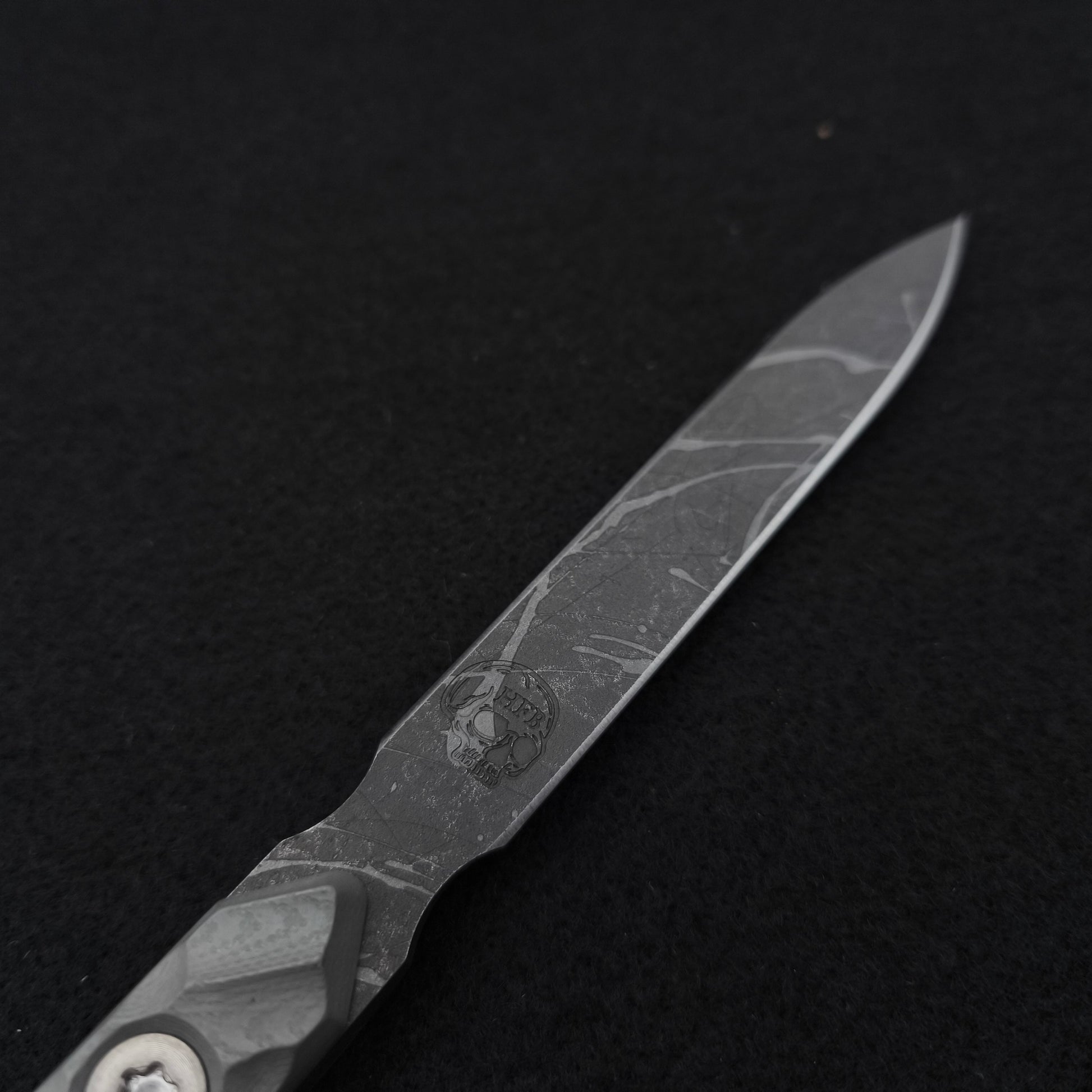 Half Face Blades OSS Spike, Grey G10 3