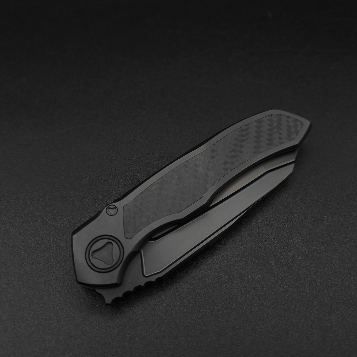 Microtech Knives  Anax Framelock DLC PS