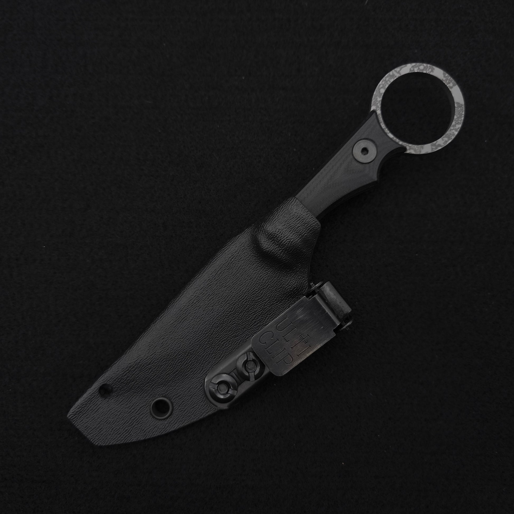 Half Face Blades Jaq, Black G10, Acid Splash 5
