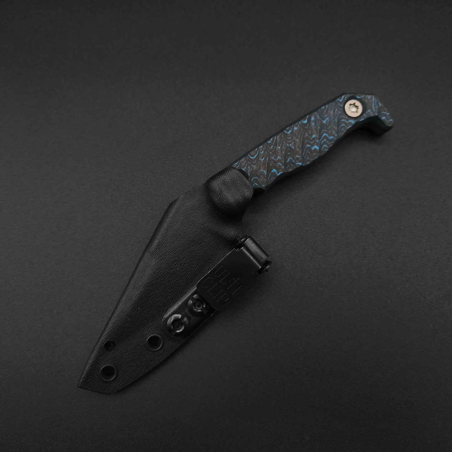 Half Face Blades Custom EDC Artic Storm Carbon Fiber 4