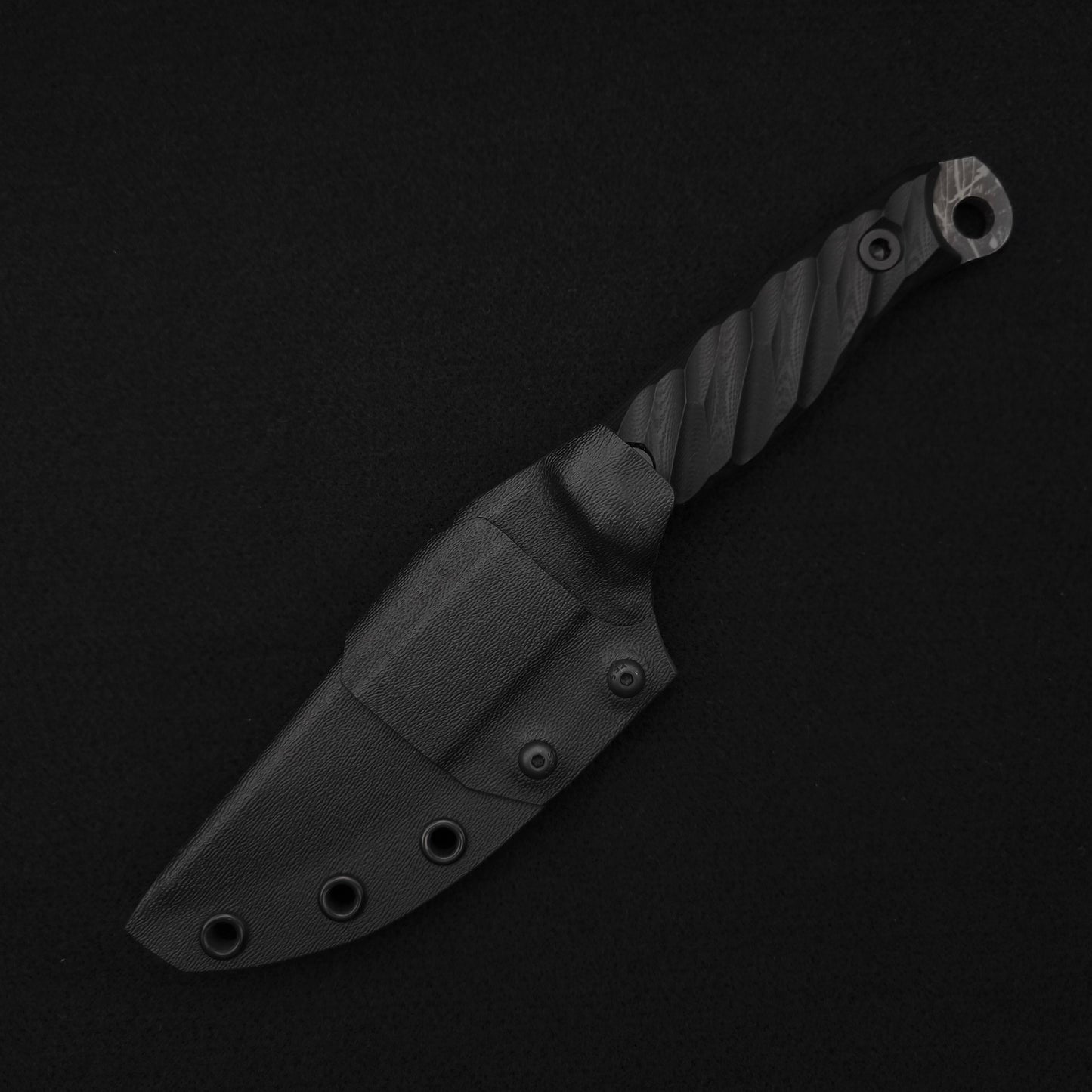 Half Face Blades Crow Jr Black G10, Acid Splash
