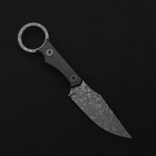 Half Face Blades Jaq, Black G10, Acid Splash