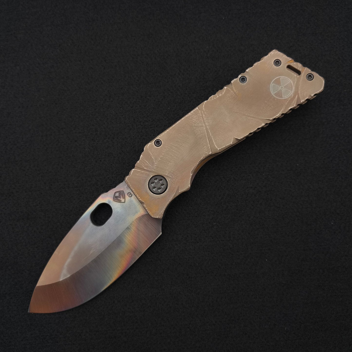 Medford Fat Daddy Vulcan Blade, Bronze Fallout Finish, Limited Edition 1