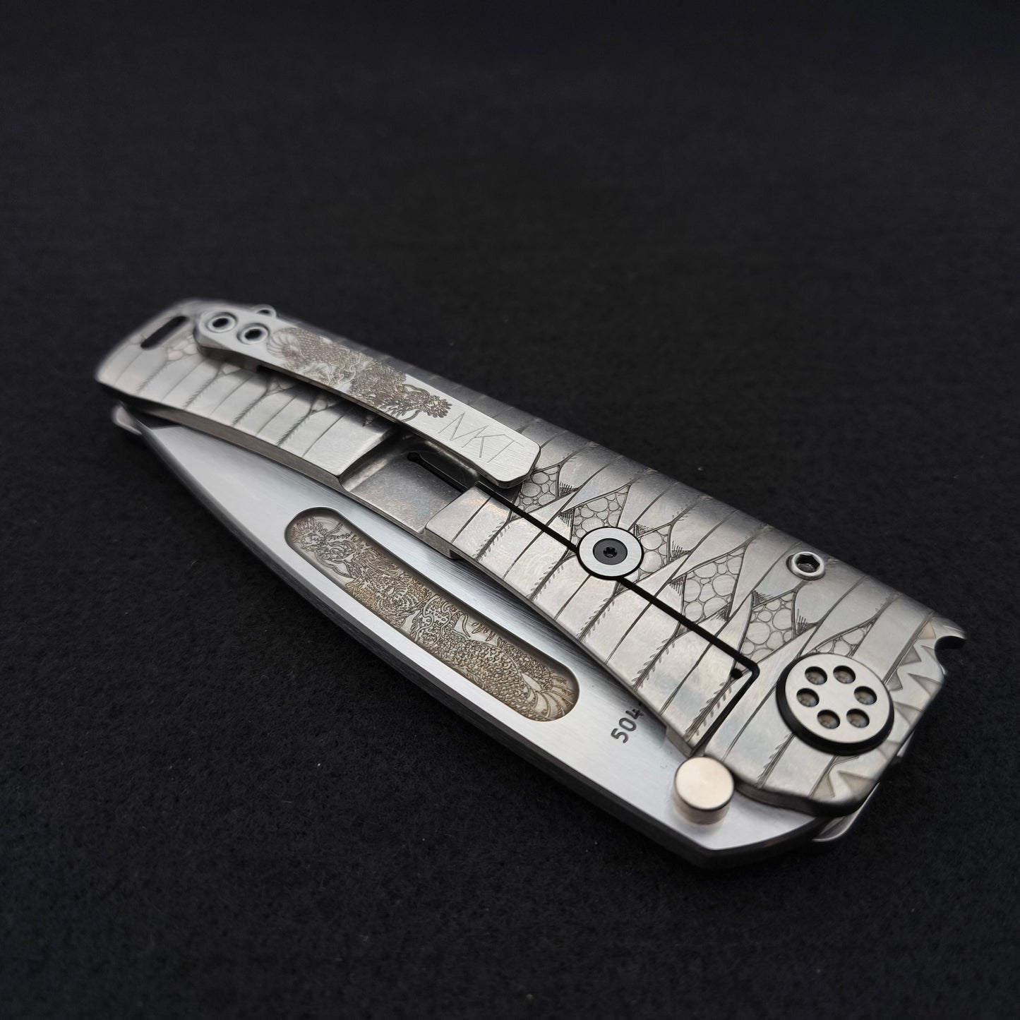 Medford Marauder H Tanto, Samurai Series, Radius "Tsumami-Maki" Wrap 5