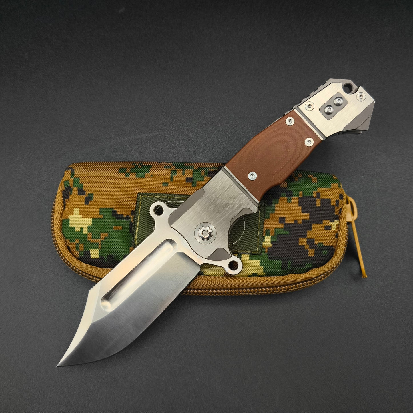 ADV Badlands Bowie Brown G10 1