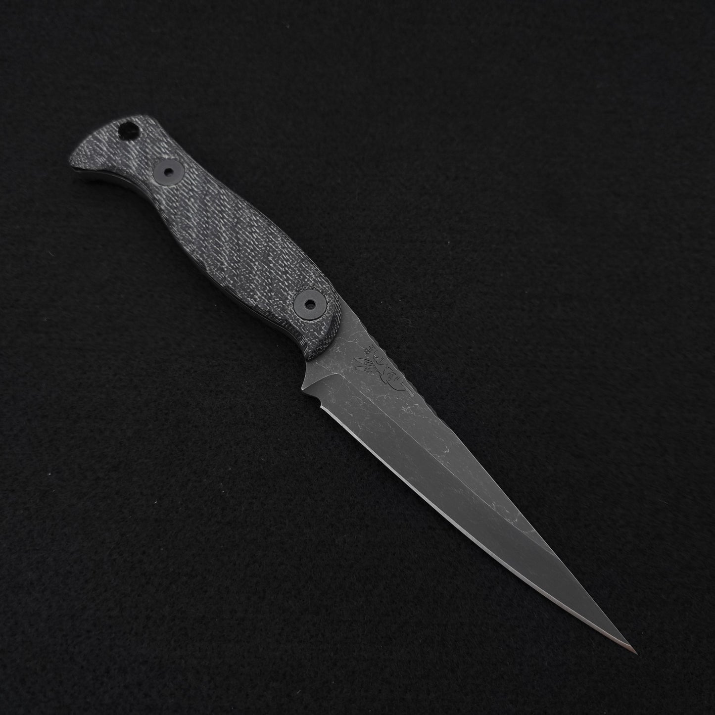 Half Face Blades Congressman Black Canvas Micarta 1