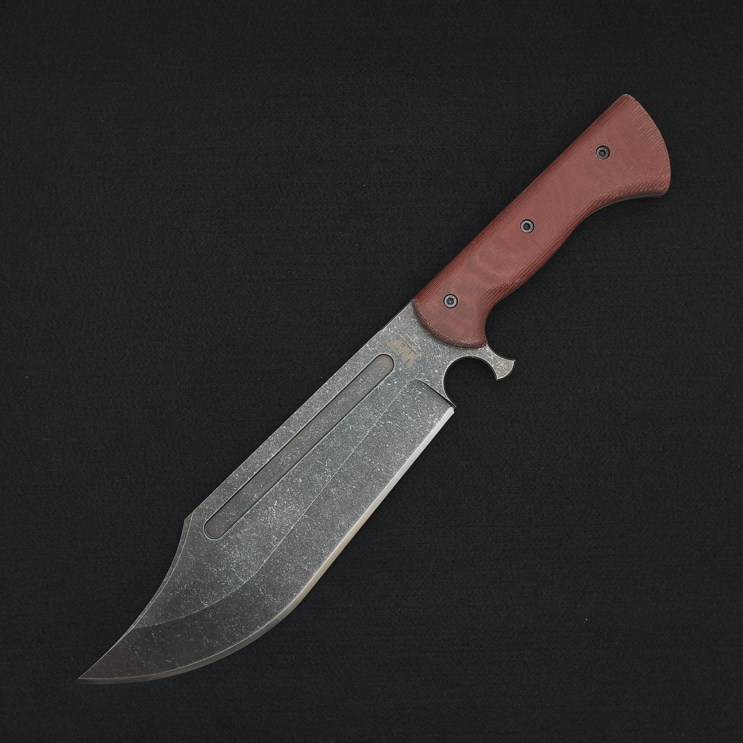 Work Tuff Gear V44X (SK85) Dark washed, Canvas Micarta Grip 1