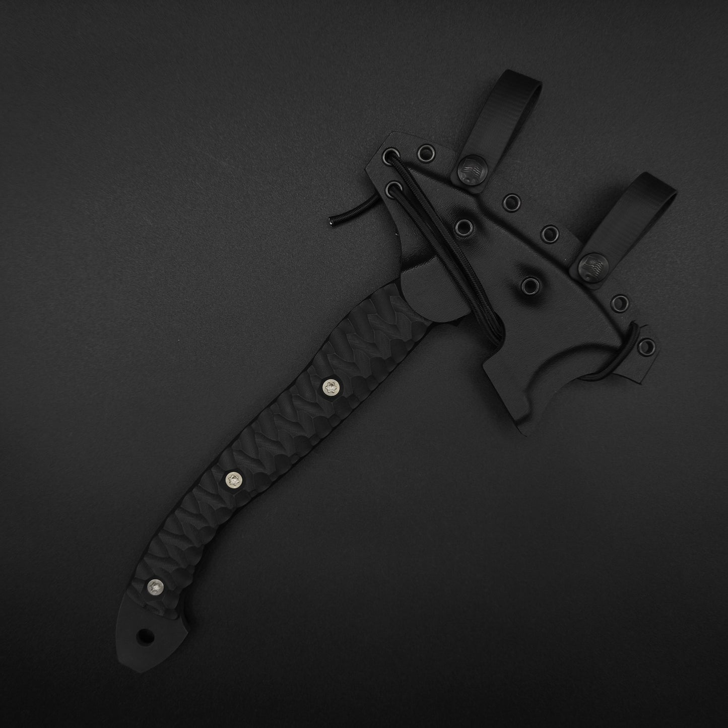 Half Face Blades Crescent Hawk Black G10 5