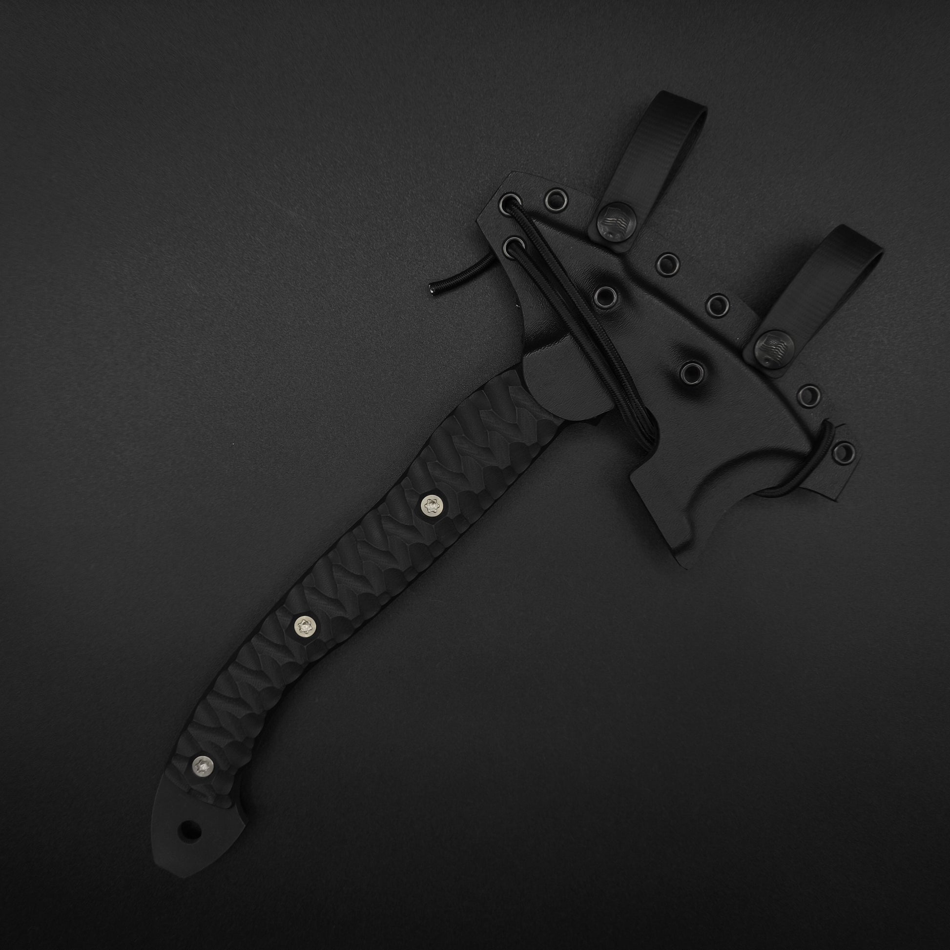 Half Face Blades Crescent Hawk Black G10 5